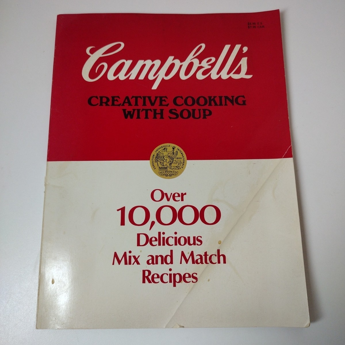 Vintage 1988 Campbell's Creative Cooking with Soup Trade Paperback Recipe Book