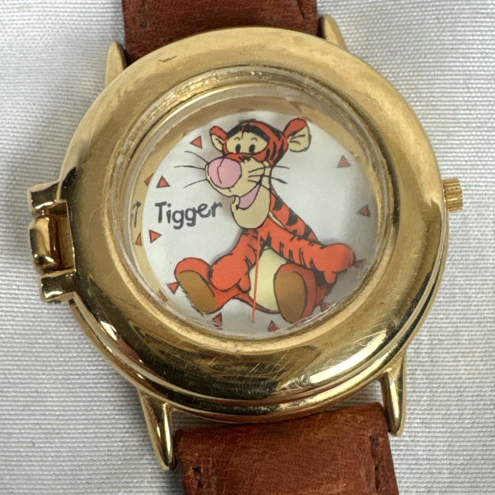 Rare Brand Disney Tigger Watch - Tigger Pop up - NEW Battery - WORKS PERFECT Rare Brand Disney Tigger Watch - Tigger Pop up - NEW Battery - WORKS PERFECT