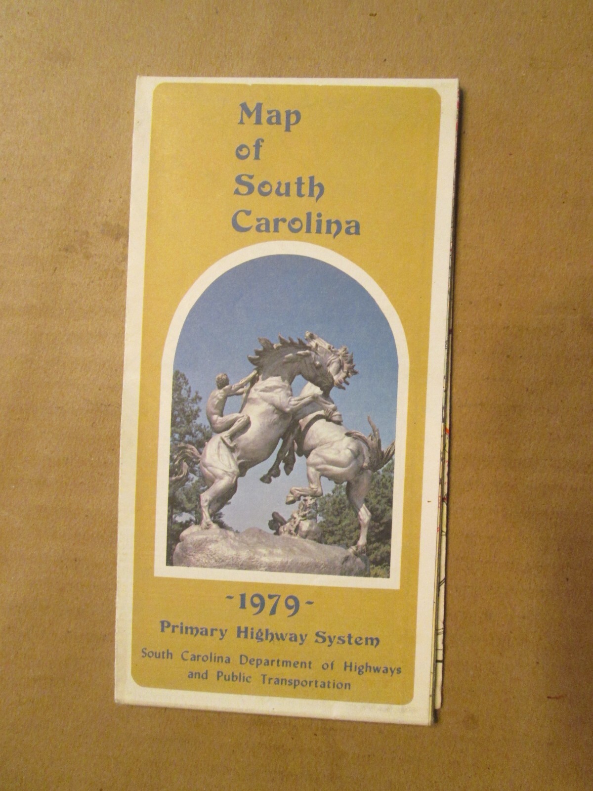 Official State Highway Road Map of South Carolina 1979
