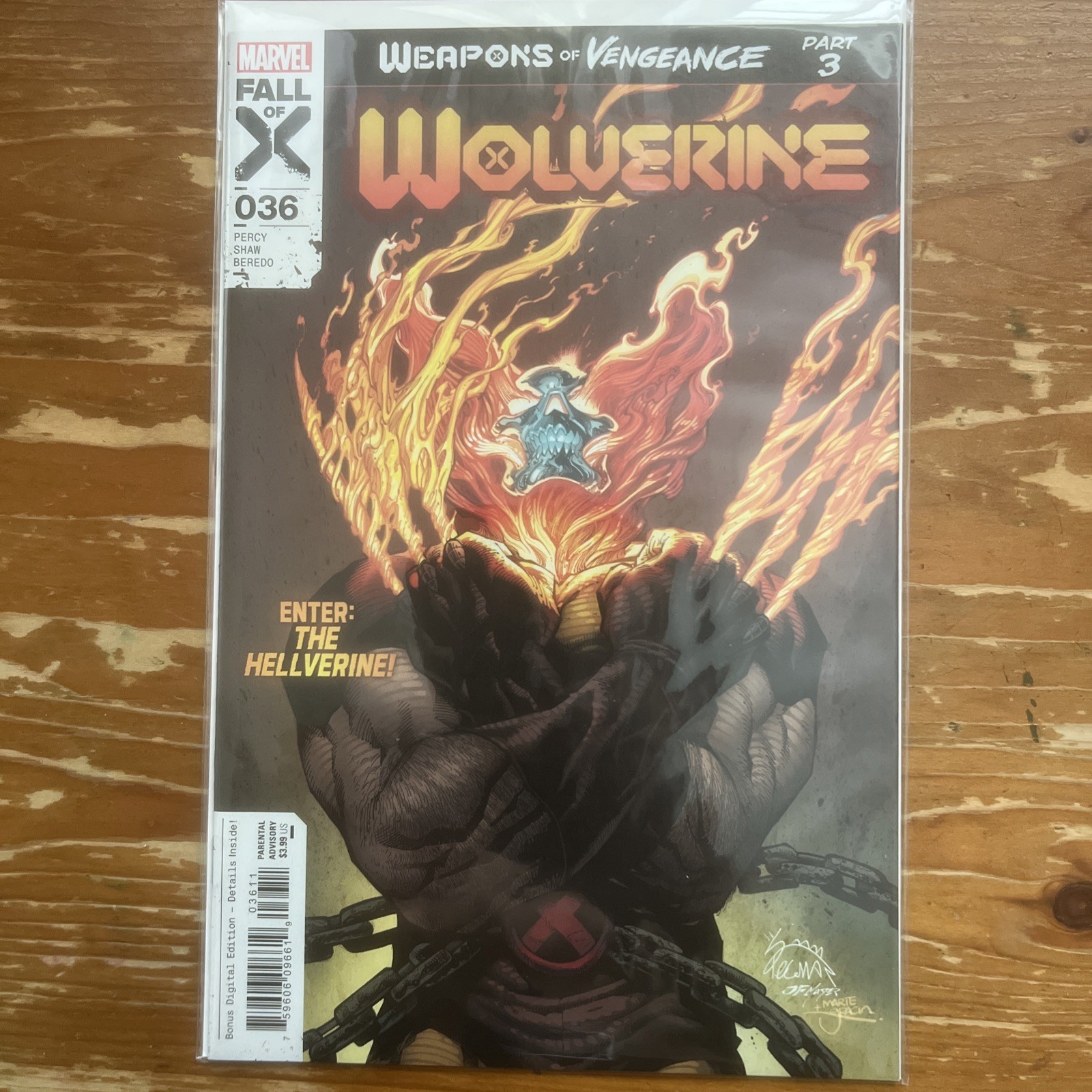 Wolverine #36 2023 1st Print 1st Appearance of Hellverine Weapons of Vengeance Wolverine #36 2023 1st Print 1st Appearance of Hellverine Weapons of Vengeance