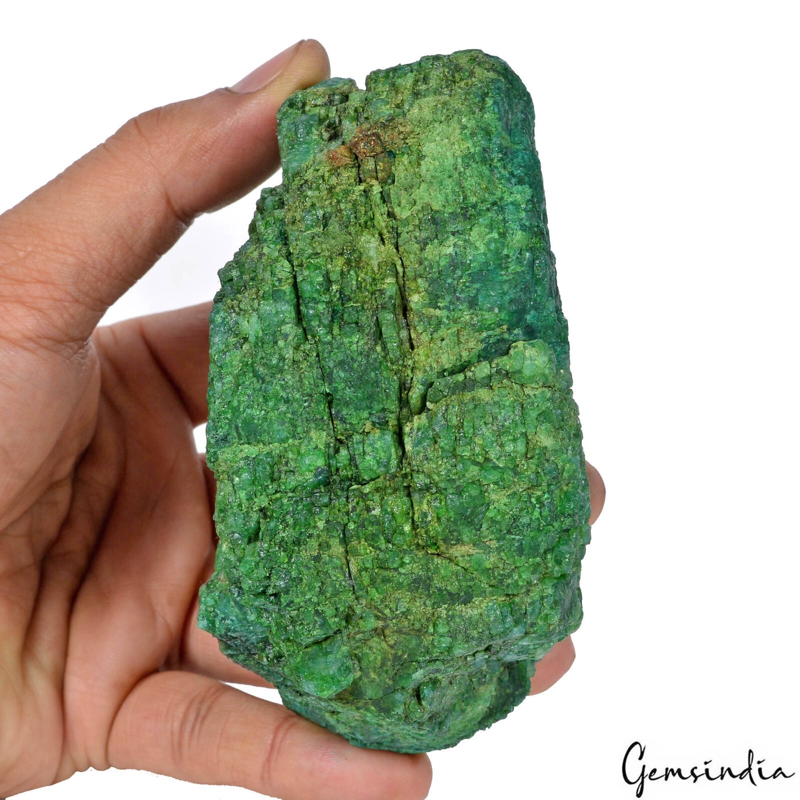 Natural Green Colombian Emerald Rough Uncut Raw 3400 Ct Huge Size Loose Gemstone