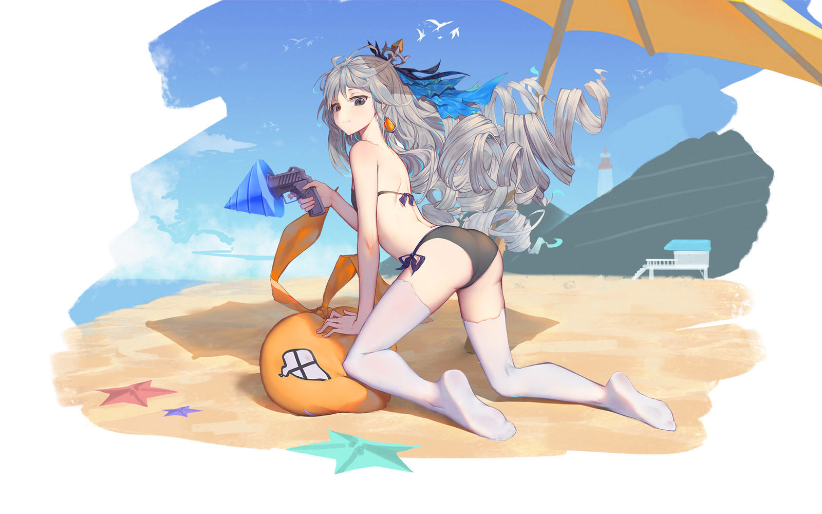 Girls Bronya Zaychik Honkai Impact 3rd Bikini Anime Poster 11x17in Wall Art