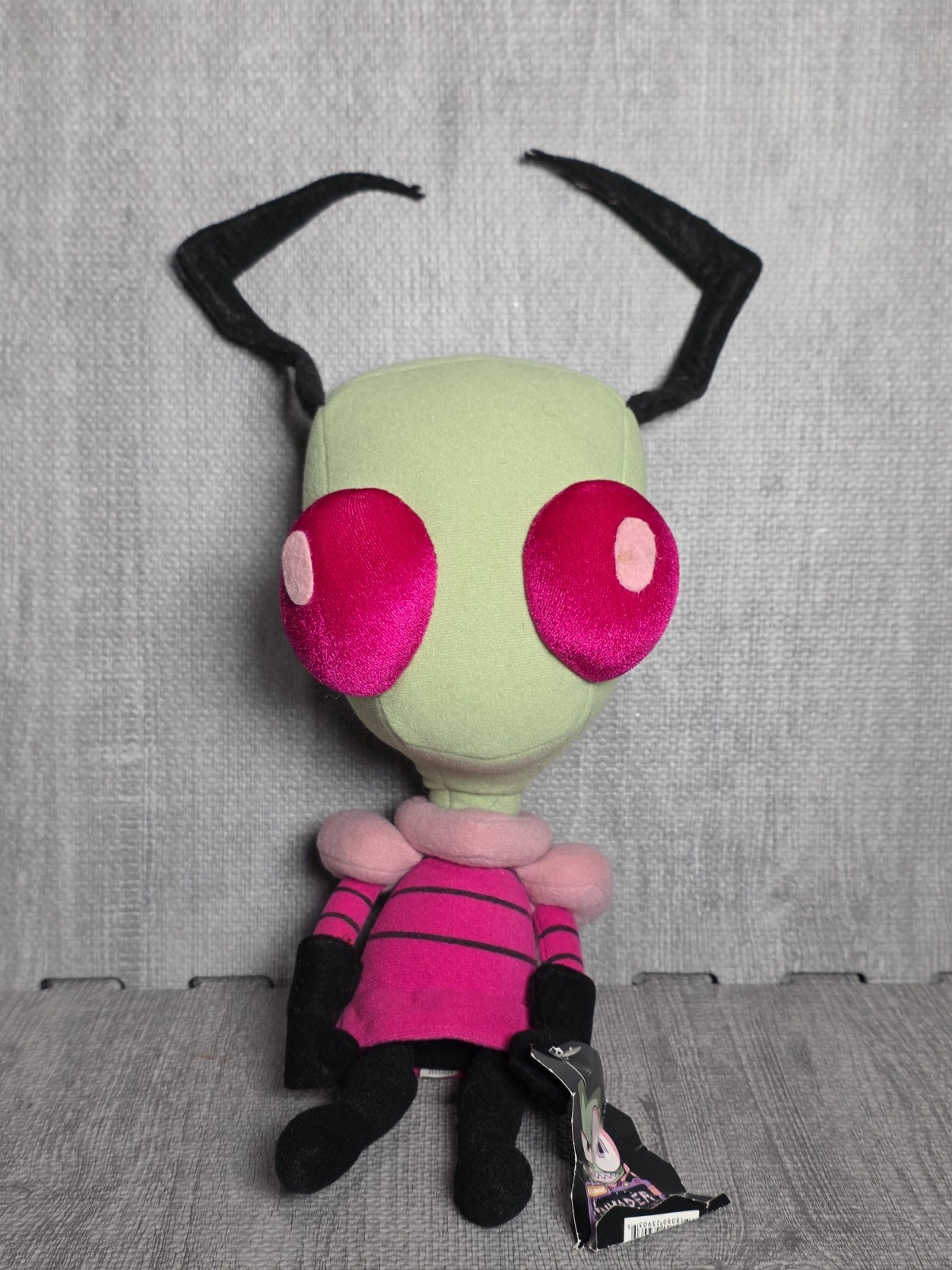 Rare Invader Zim Alien Plush 2002 Nickelodeon Animation 12