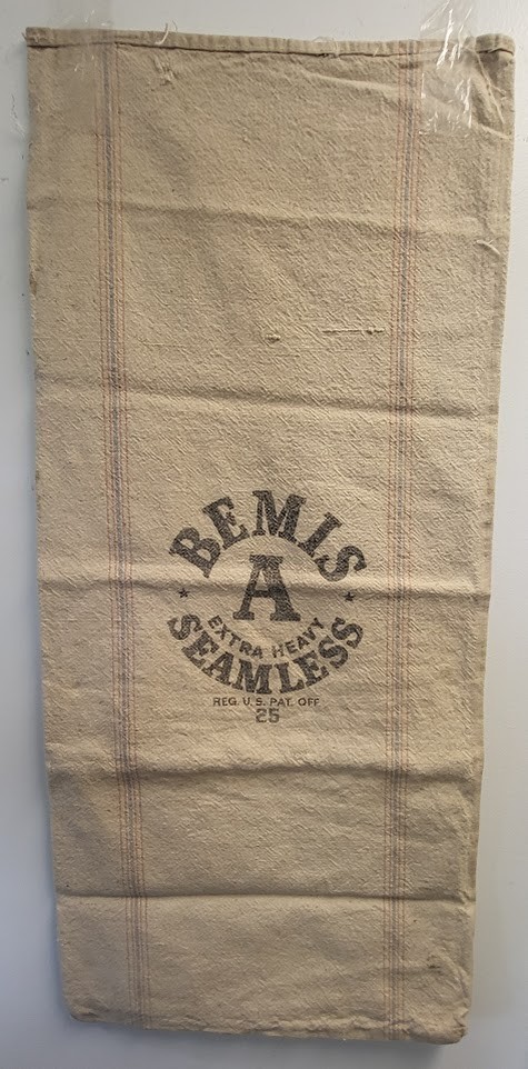 Bemis A Extra Heavy Seamless Vintage Cotton Feed Or Seed Sack ✨ Bemis A Extra Heavy Seamless Vintage Cotton Feed Or Seed Sack ✨