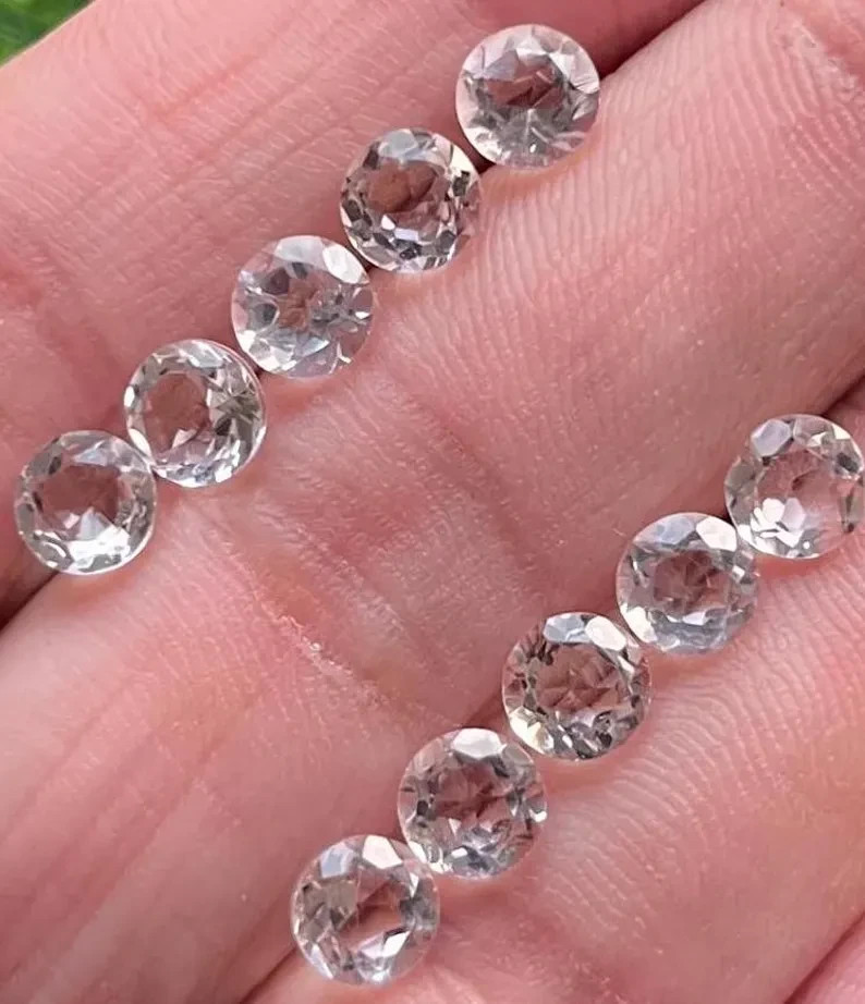 25 Ct Natural White Sapphire Certified Round Stunning Loose Gemstone 25 Ct Natural White Sapphire Certified Round Stunning Loose Gemstone