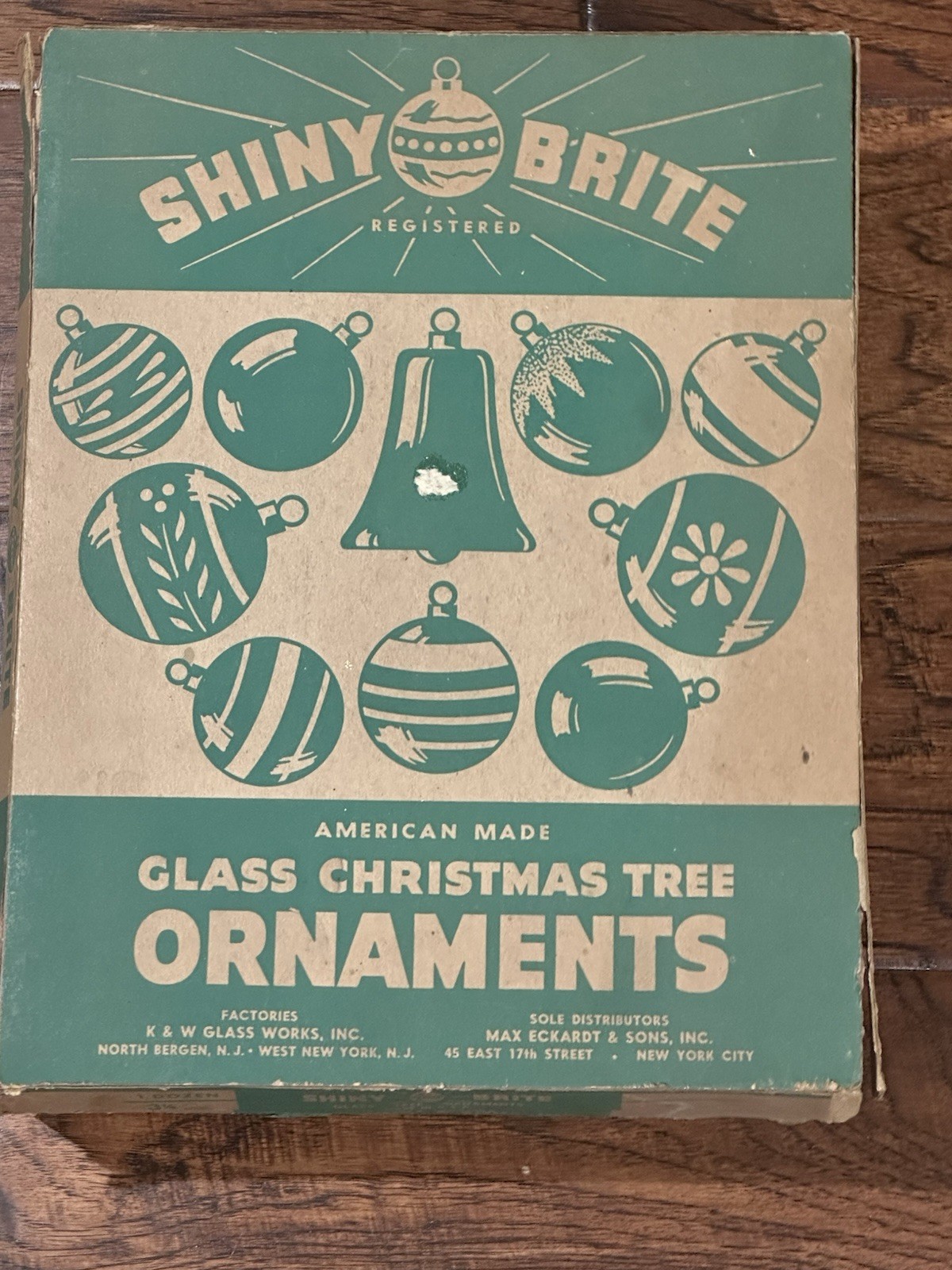 Vintage Shiny Brite Empty Christmas Ornament Box Vintage Shiny Brite Empty Christmas Ornament Box