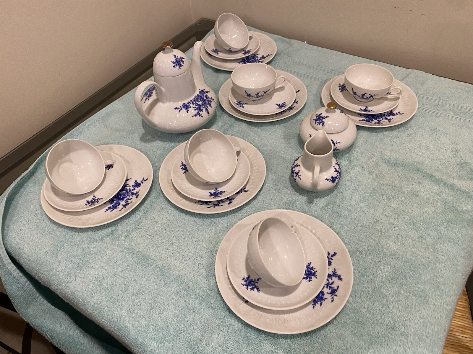 Vintage- Antique Edelstein  Bavarian Tea Set from Germany 1920's/1930's