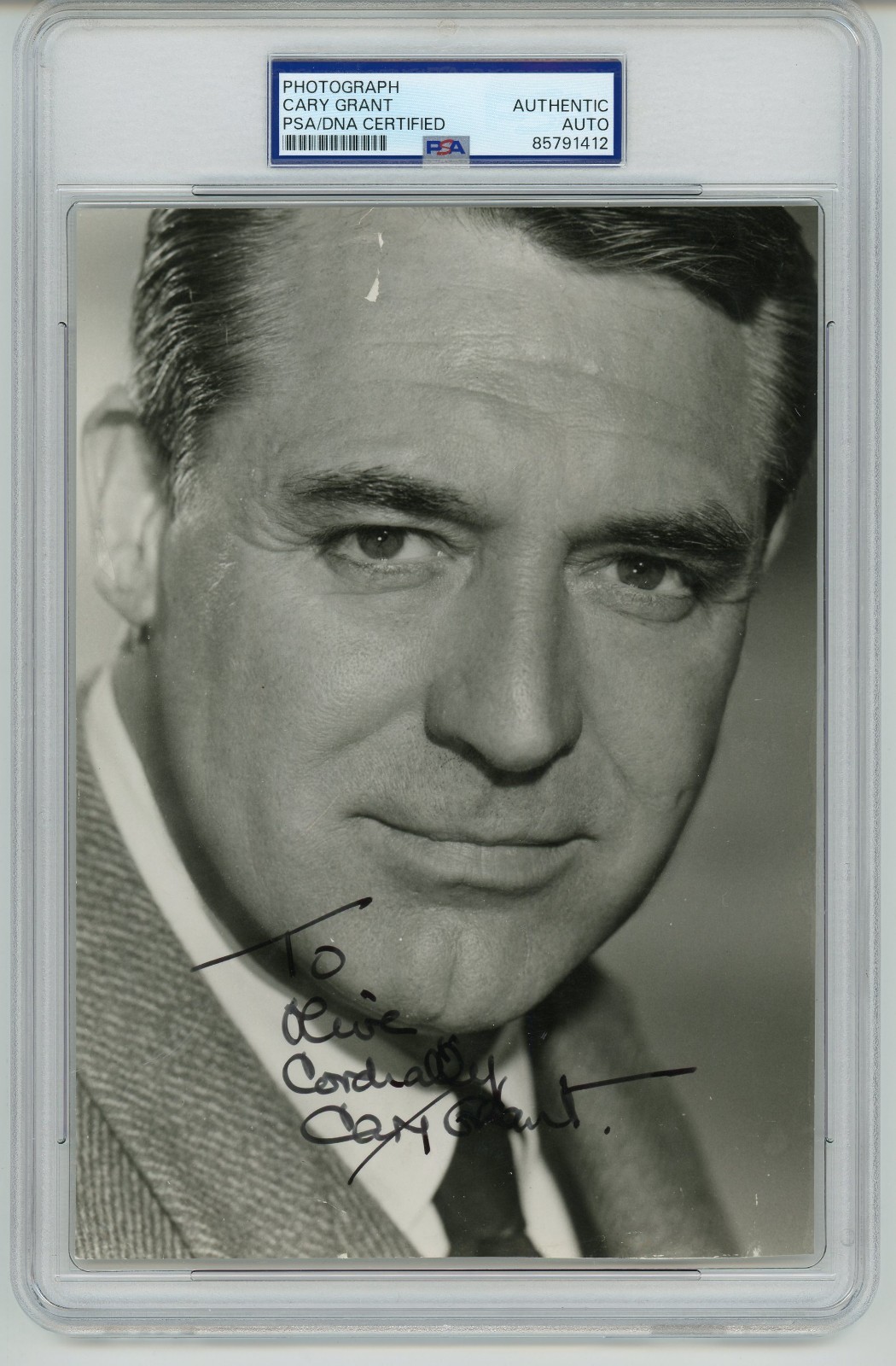 Cary Grant ~ Signed Autographed Vintage Photograph ~ PSA DNA Encased