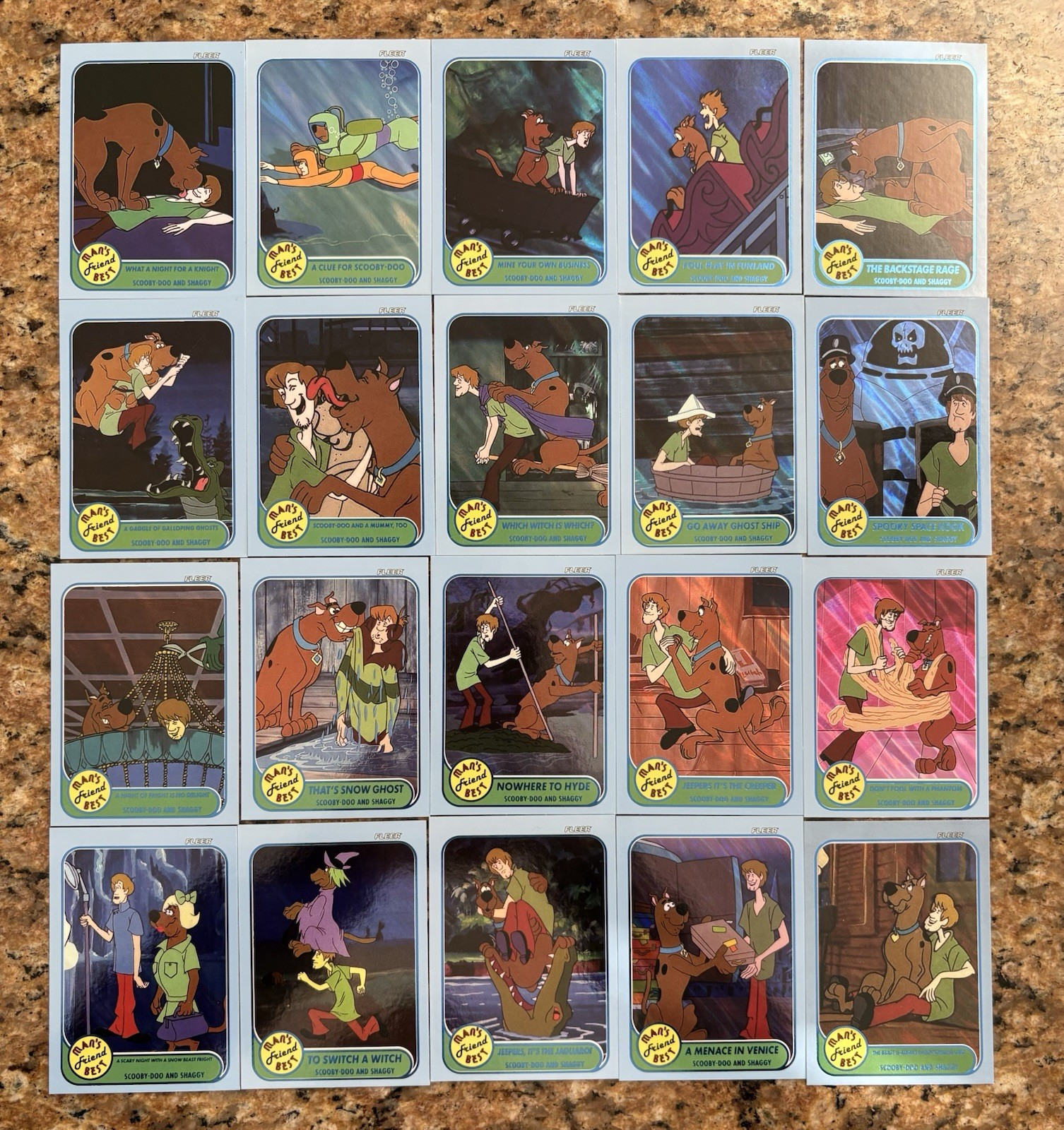 2024 Fleer Scooby-Doo Man's Best Friend Complete Set 1-20 2024 Fleer Scooby-Doo Man's Best Friend Complete Set 1-20