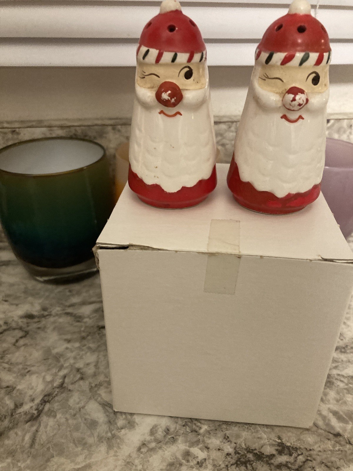 HOLT HOWARD Christmas SANTA CLAUS Salt & Pepper Shakers Japan Rare VTG