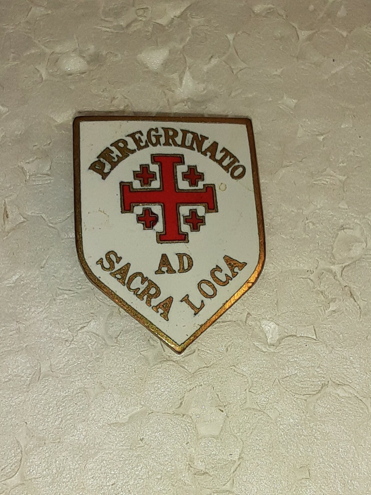 VINTAGE PEREGRINATIO ADSACRA LOCA DTS ROMA PIN VINTAGE PEREGRINATIO ADSACRA LOCA DTS ROMA PIN