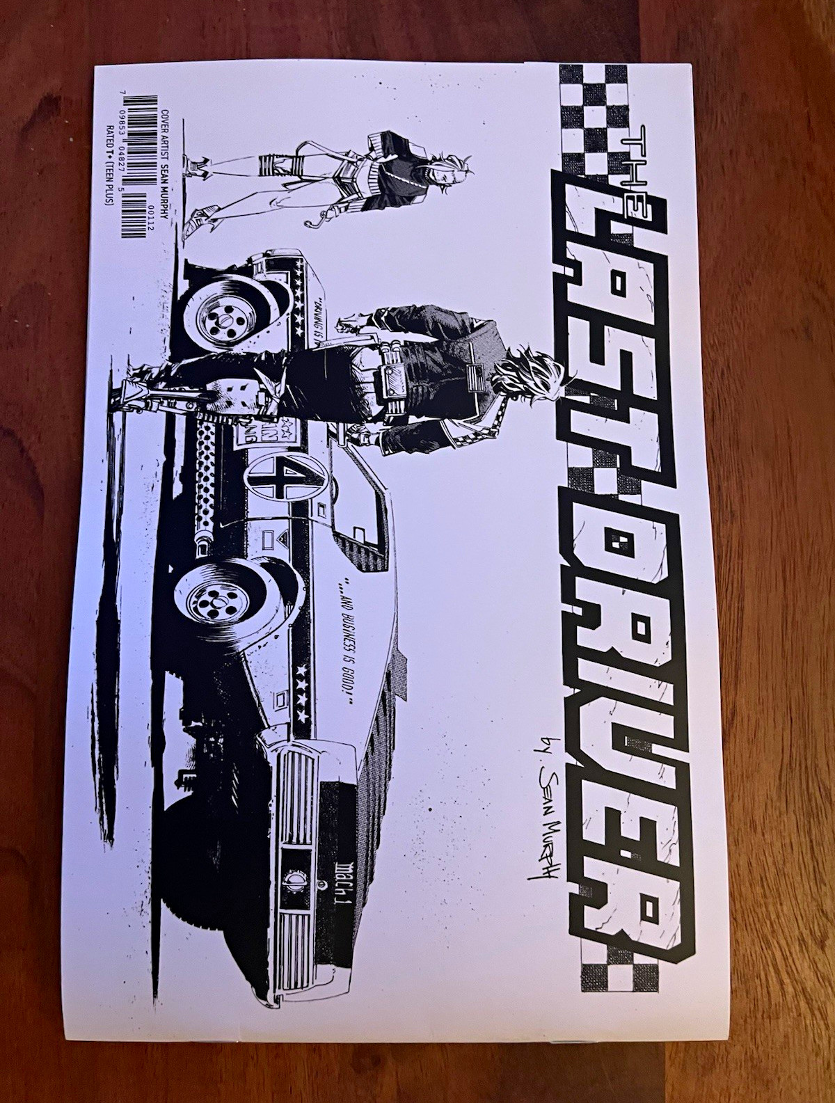 The Last Driver #1 Second Printing Sean Murphy Escape from NY Homage
