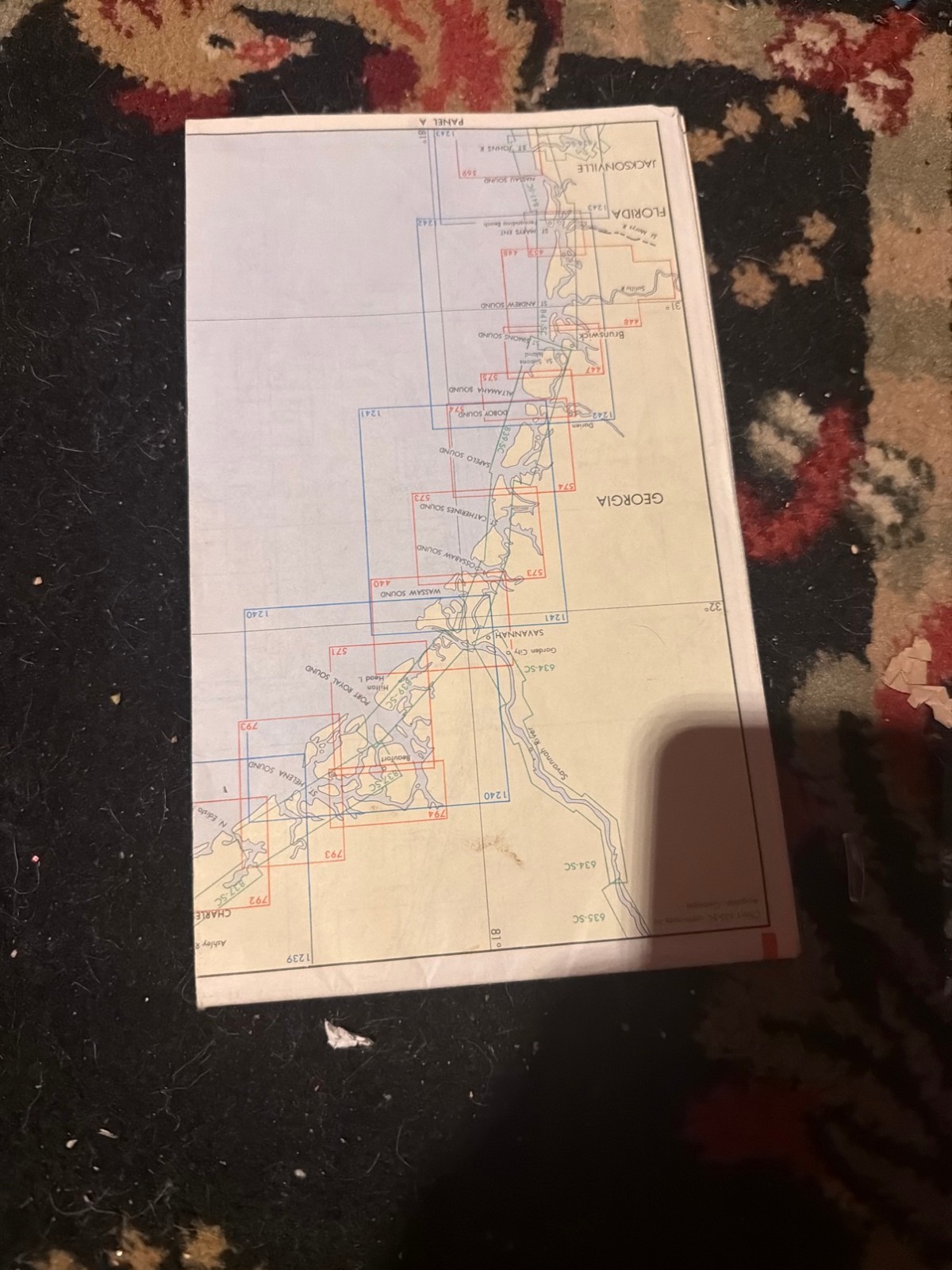 Vintage 1972 Nautical Chart Catalog 1 - US Atlantic & Gulf Coasts NOAA National