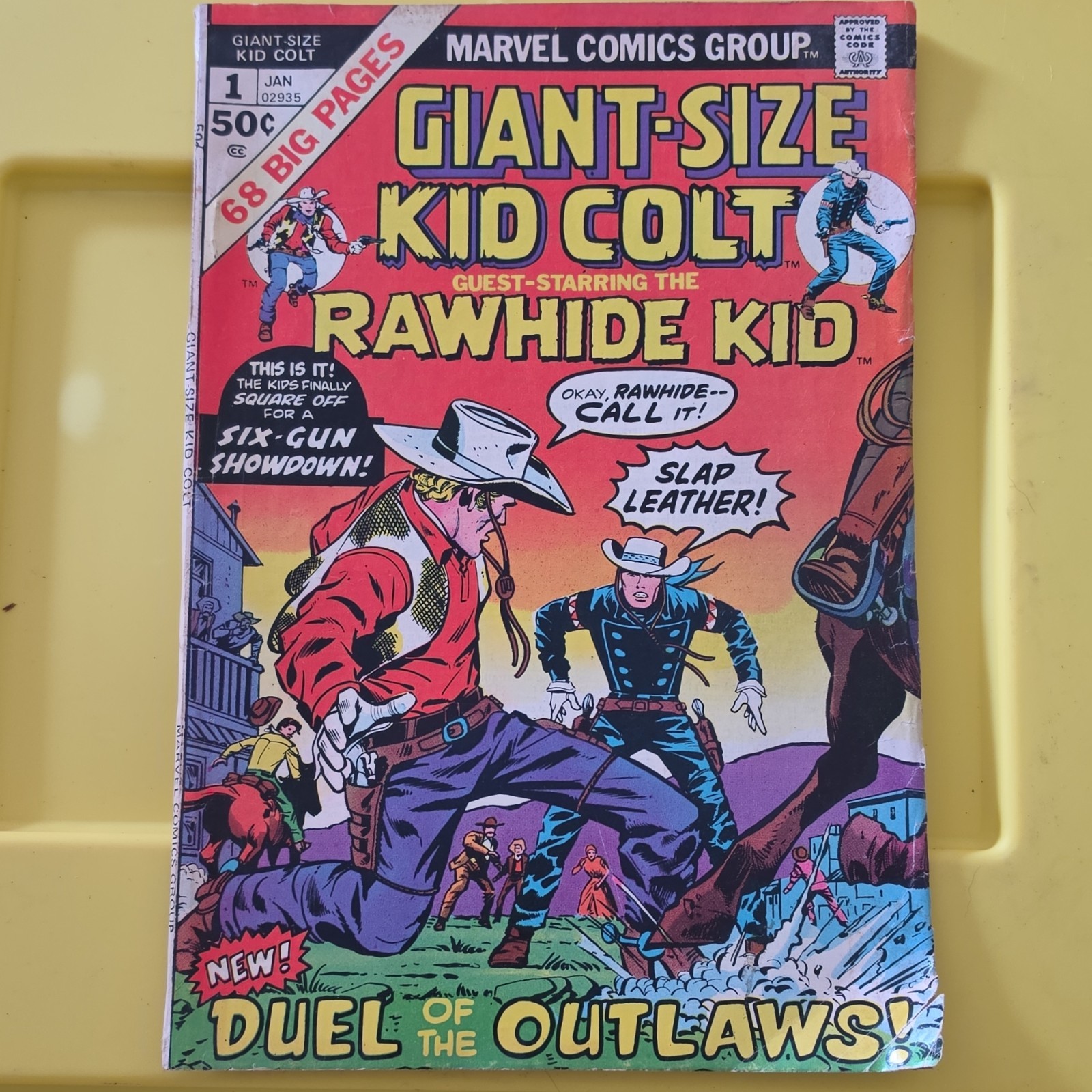 Marvel Giant-Size Kid Colt #1 (1975) Rawhide Kid Guest Star Bronze Age