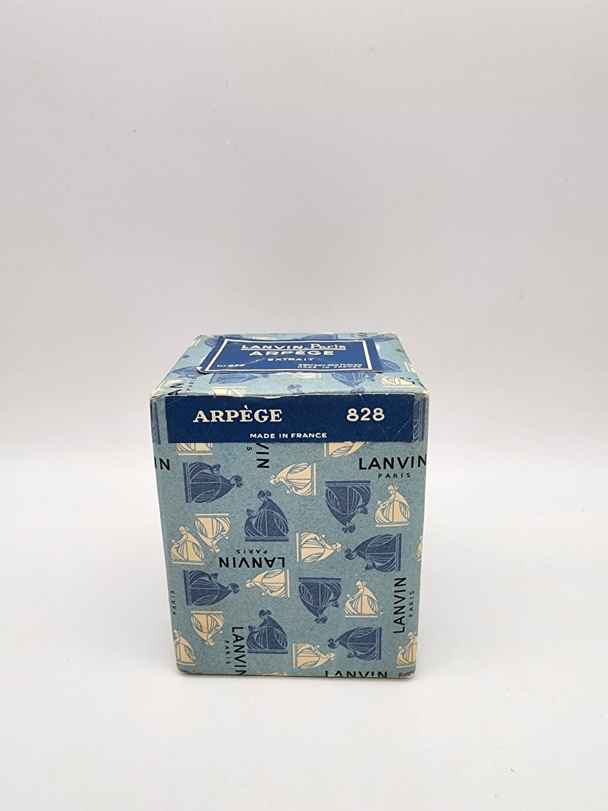 EARLY 60'S VINTAGE #828 SEALED LANVIN ARPEGE PERFUME EXTRAIT FLACON PARIS FRANCE