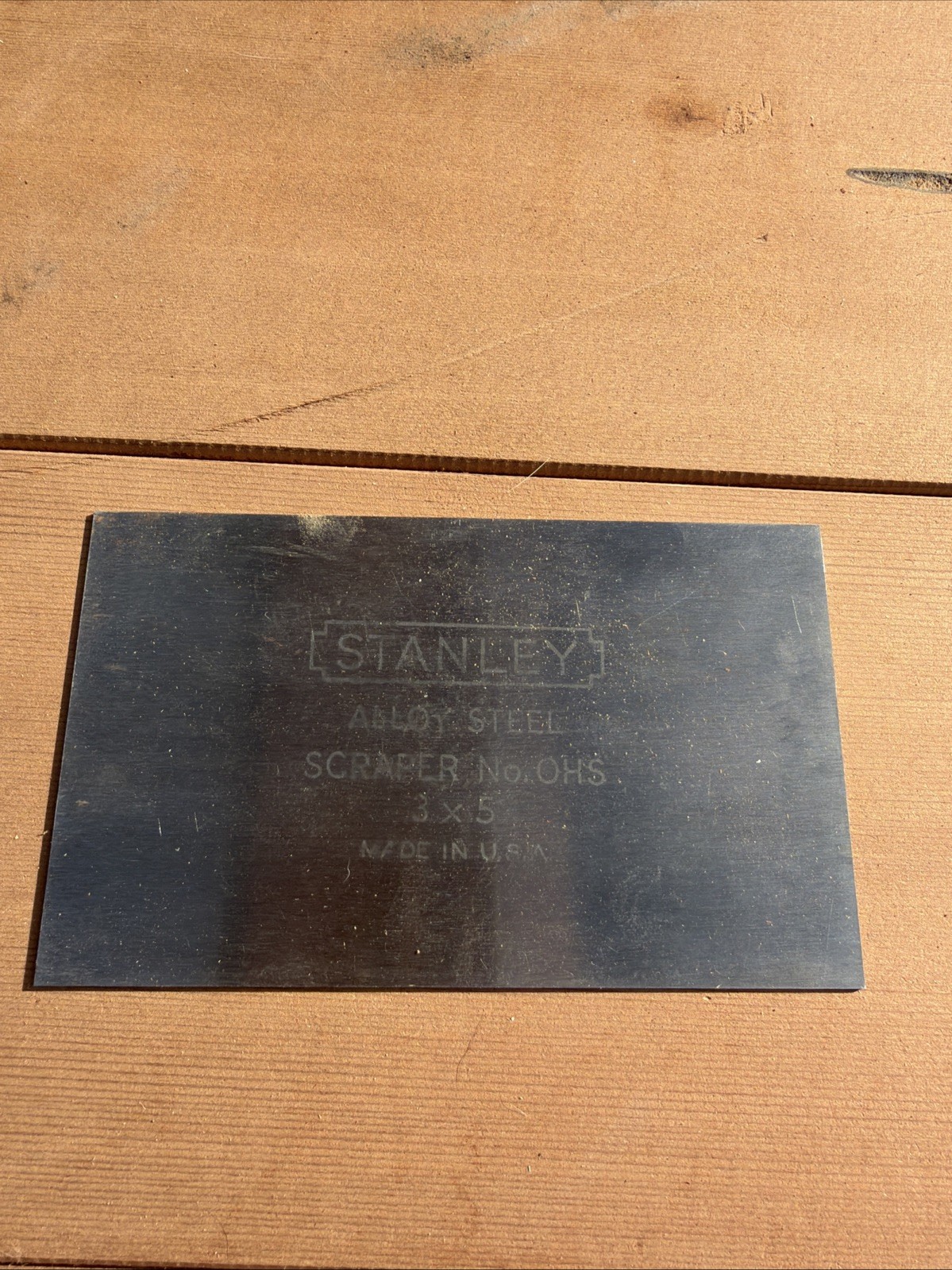 Stanley Scrapper Blade 3x5 New Old