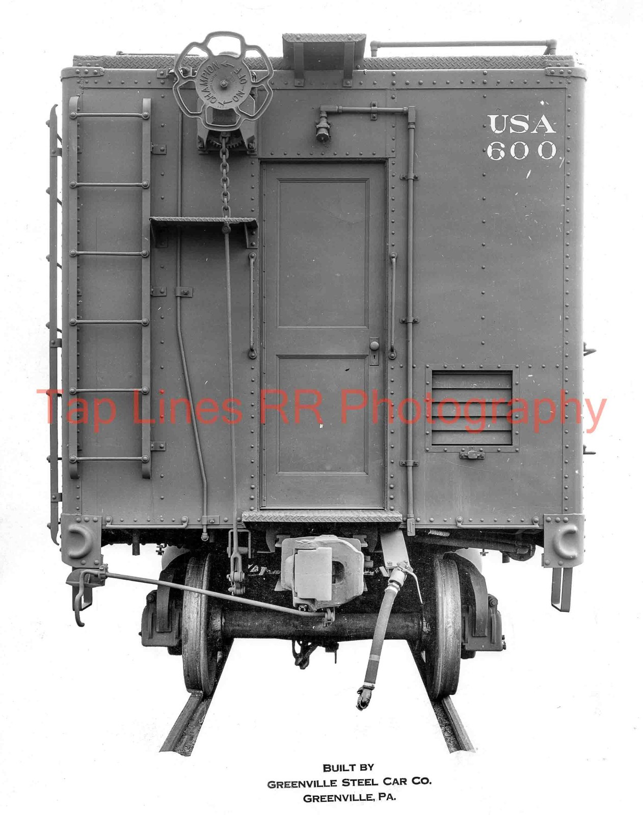 US Army USA 600 Troop Car End View 8-1942 NEW 8x10 PHOTO