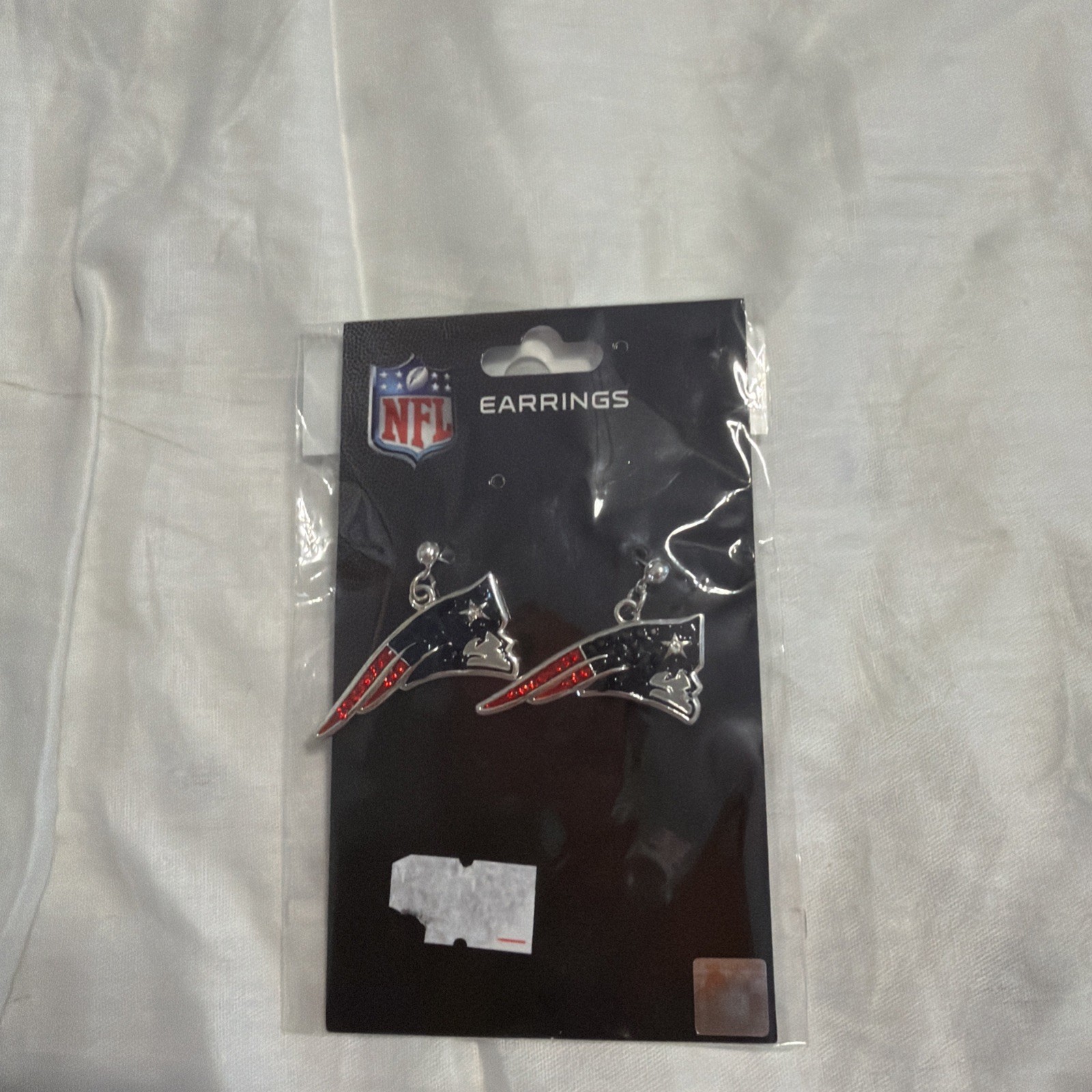 New England Patriots NFL Football Pierced Earings