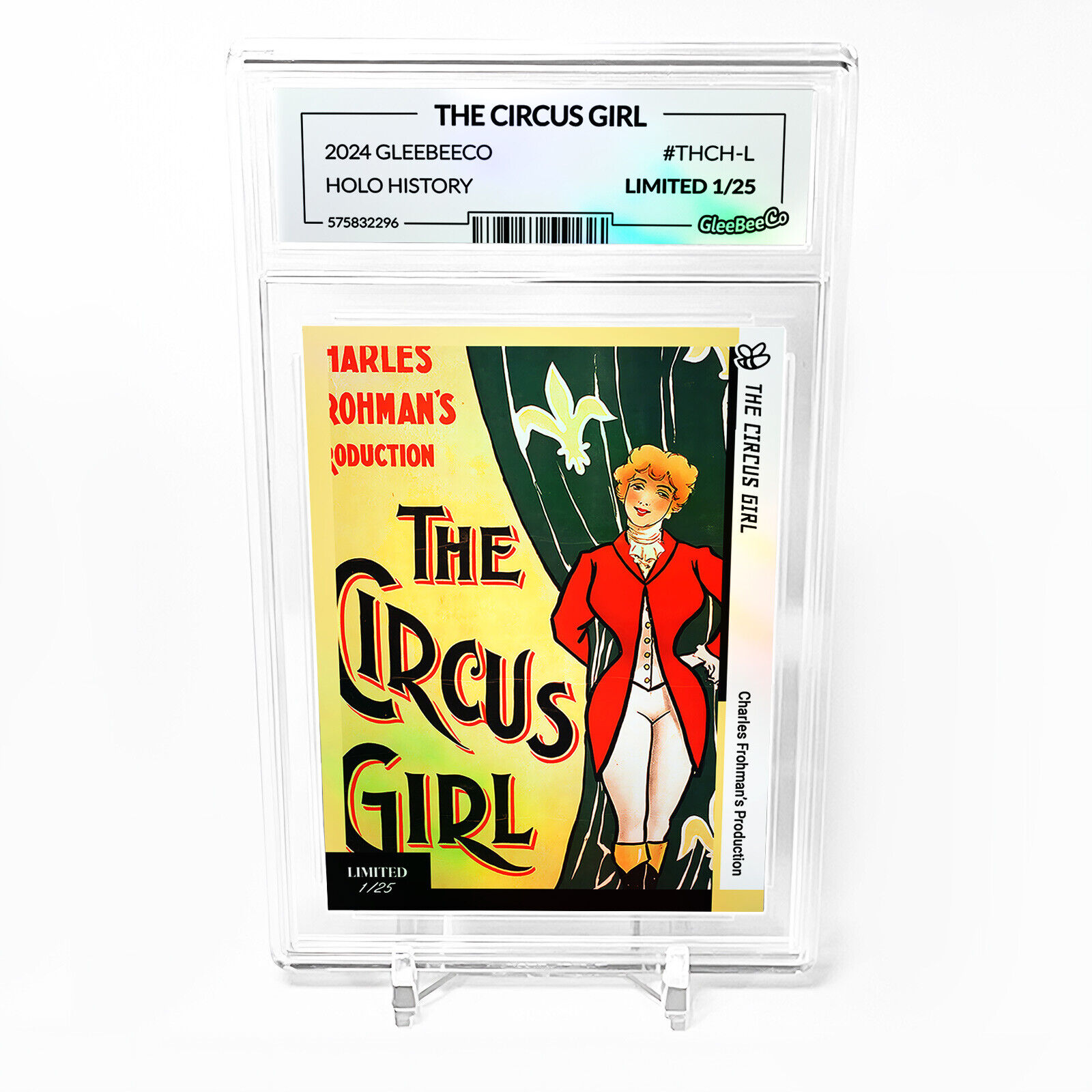 THE CIRCUS GIRL Holographic Art Card 2024 GleeBeeCo Slabbed #THCH-L Only /25