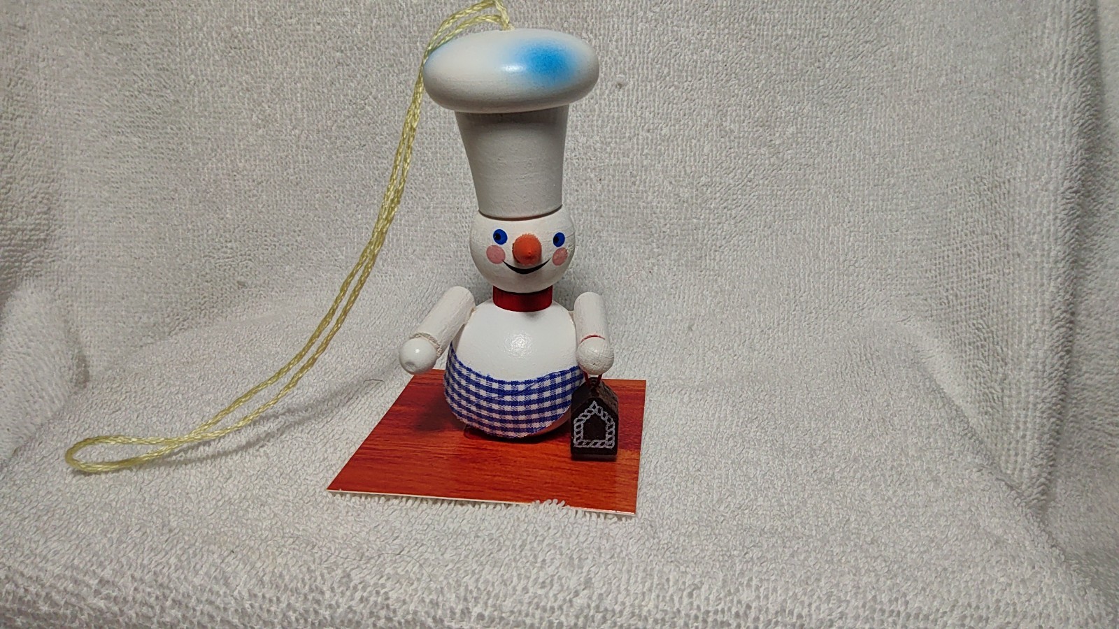 NEW Steinbach Snowman Chef/Baker Wood Ornament Erzgebirge Richard Glasser 4