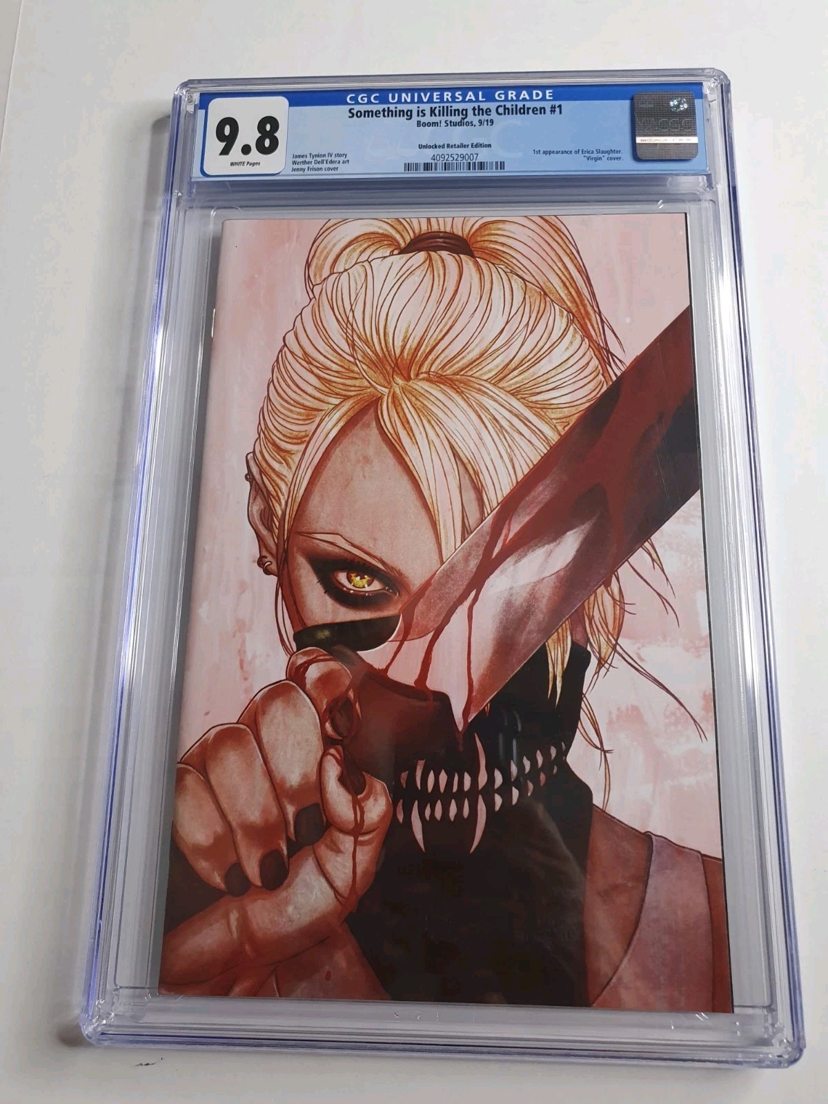 SOMETHING IS KILLING THE CHILDREN 1 CGC 9.8 FRISON UNLOCKED VARIANT BOOM STUDIOS