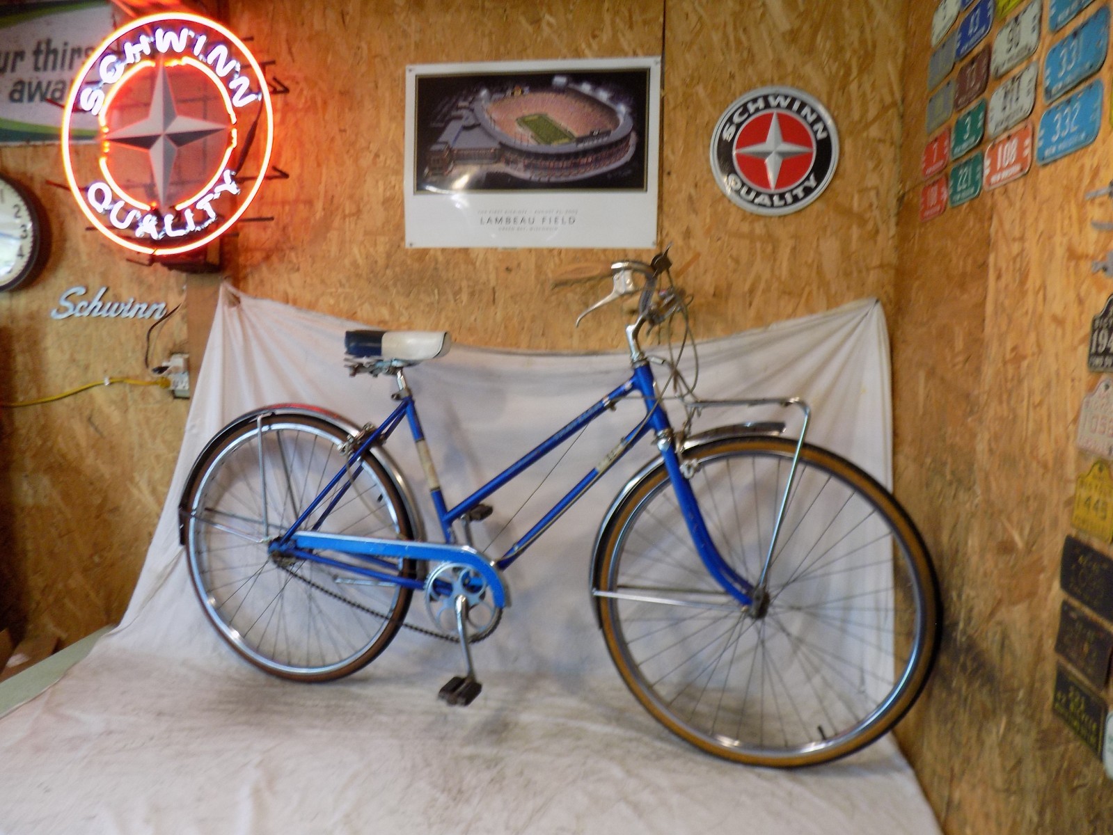 1964 SCHWINN TRAVELER LADIES 3-SPEED DELUXE BICYCLE VINTAGE BREEZE COLLEGIATE S5
