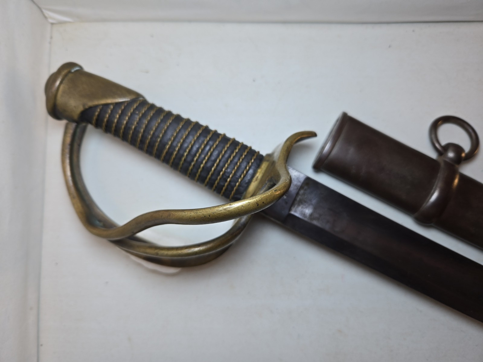 Ames Civil War Model 1840 Cavalry Sword Saber & Scabbard - 1847 Ames Civil War Model 1840 Cavalry Sword Saber & Scabbard - 1847