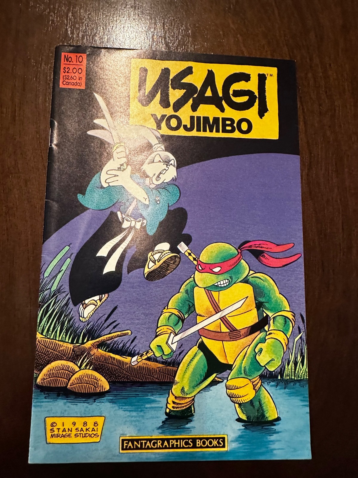 Usagi Yojimbo #10 FIRST PRINT TMNT Fantagraphics Books 1988 Beautiful