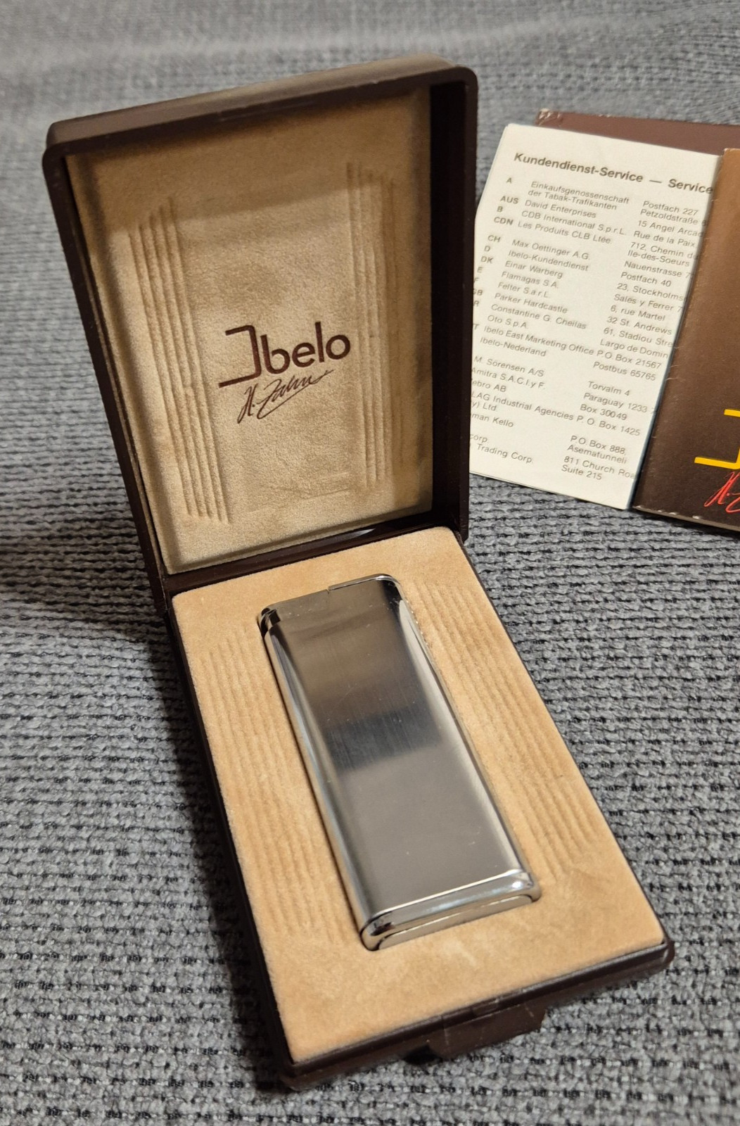 Ibelo vintage gas lighter Germany (read the description)