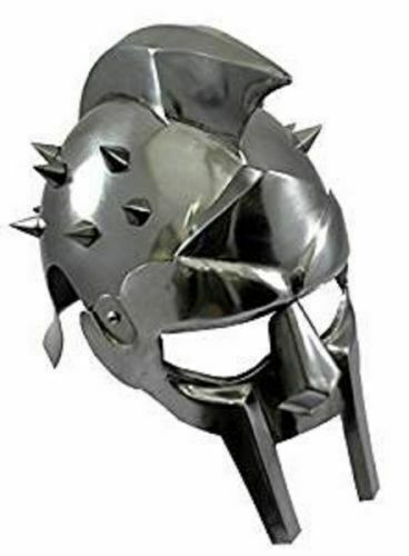 Viking Spartan Gladiator Helmet Medieval Warrior Steel Armor Movie Costume