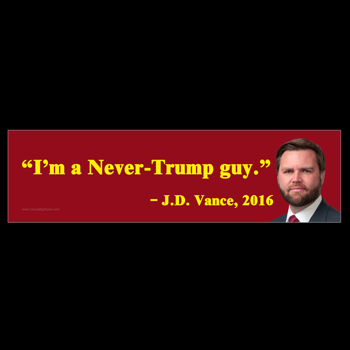 I'm an Anti Trump Guy Anti Vance Quote BUMPER STICKER or MAGNET Quotation decal I'm an Anti Trump Guy Anti Vance Quote BUMPER STICKER or MAGNET Quotation decal