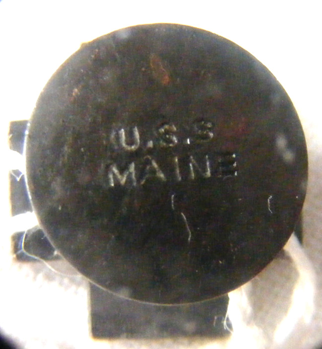 1902 USS Maine Spanish American War veteran Pin