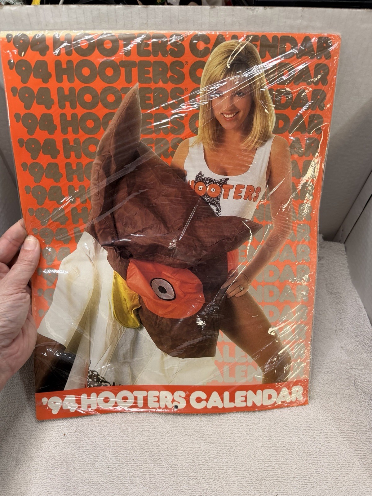 1994 Hooters Calendar Vintage 90s Original Sealed Restaurant Memorabilia