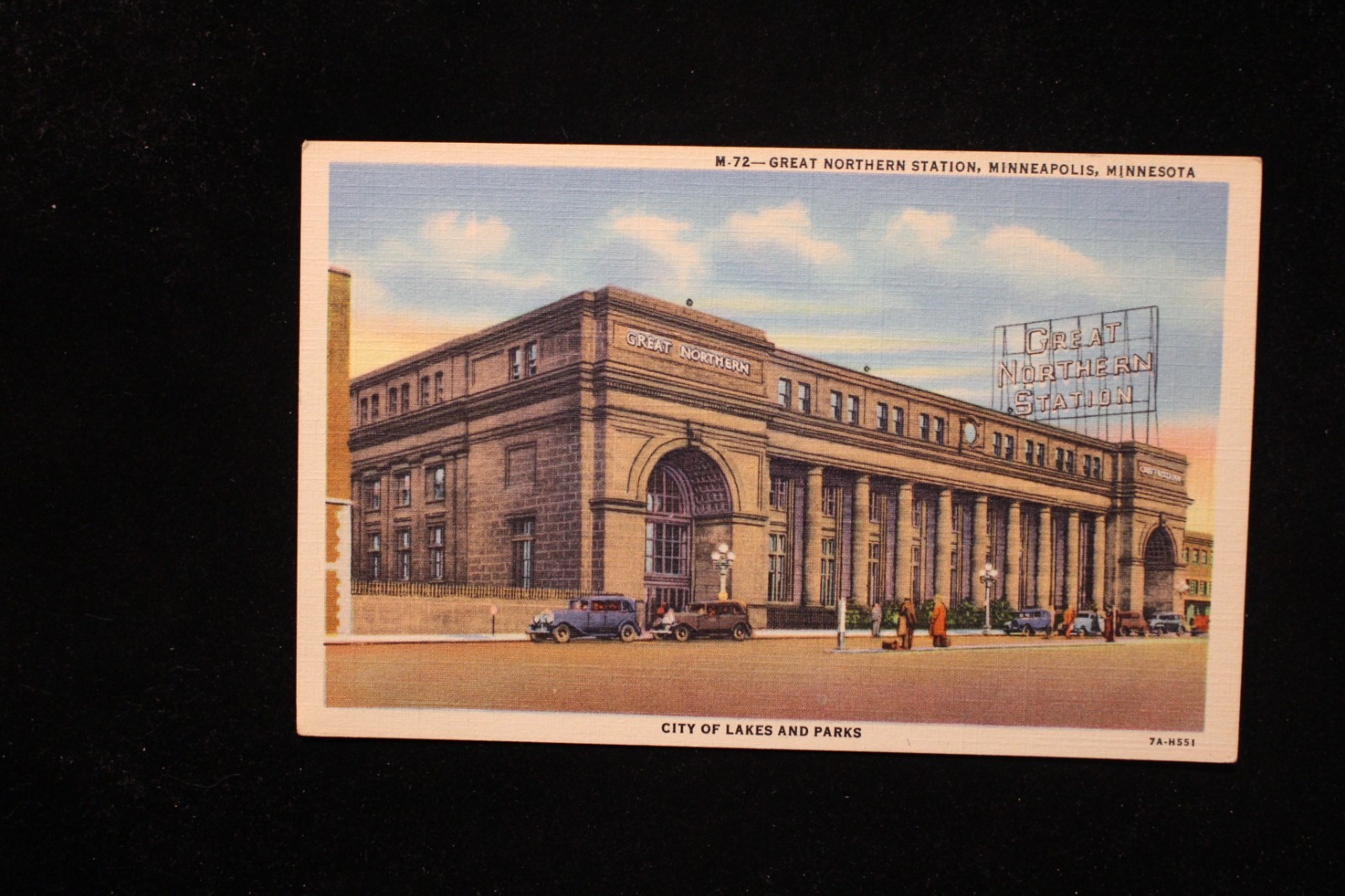 VTG LINEN POSTCARD \