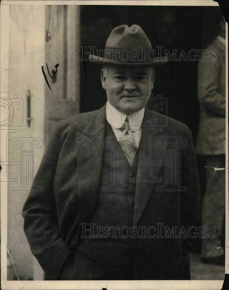 1925 Press Photo Herbert Hoover - nee94358