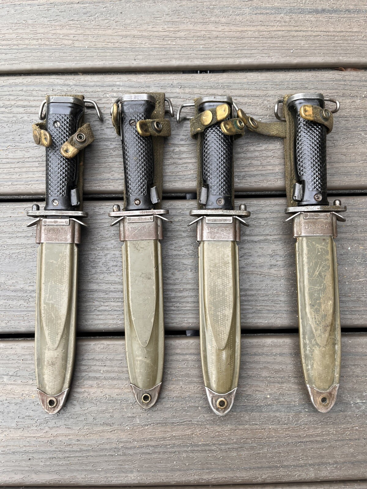 Post-WWII Korean War M5A1 M1 Garand Bayonet & USGI M8A1 Scabbard MILPAR IMPERIAL Post-WWII Korean War M5A1 M1 Garand Bayonet & USGI M8A1 Scabbard MILPAR IMPERIAL