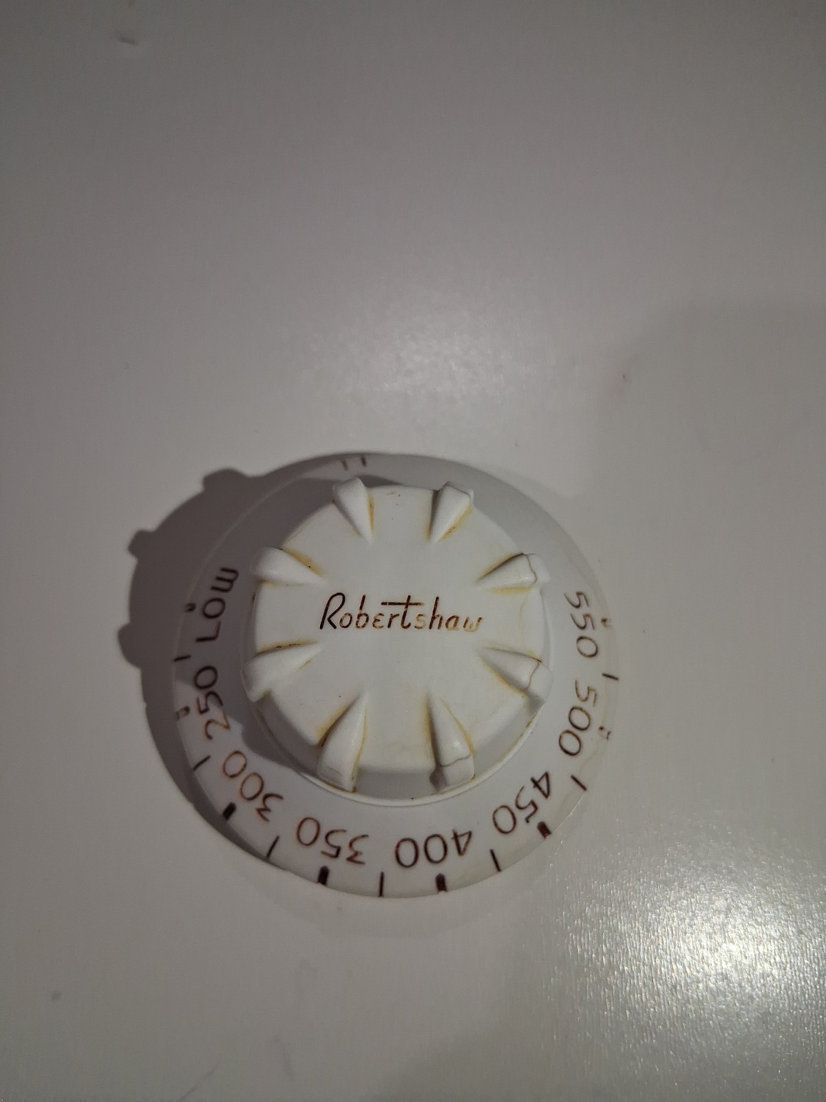 Robertshaw Bakelite Oven Temperature Control Knob For Vintage Tappan Deluxe gas Robertshaw Bakelite Oven Temperature Control Knob For Vintage Tappan Deluxe gas