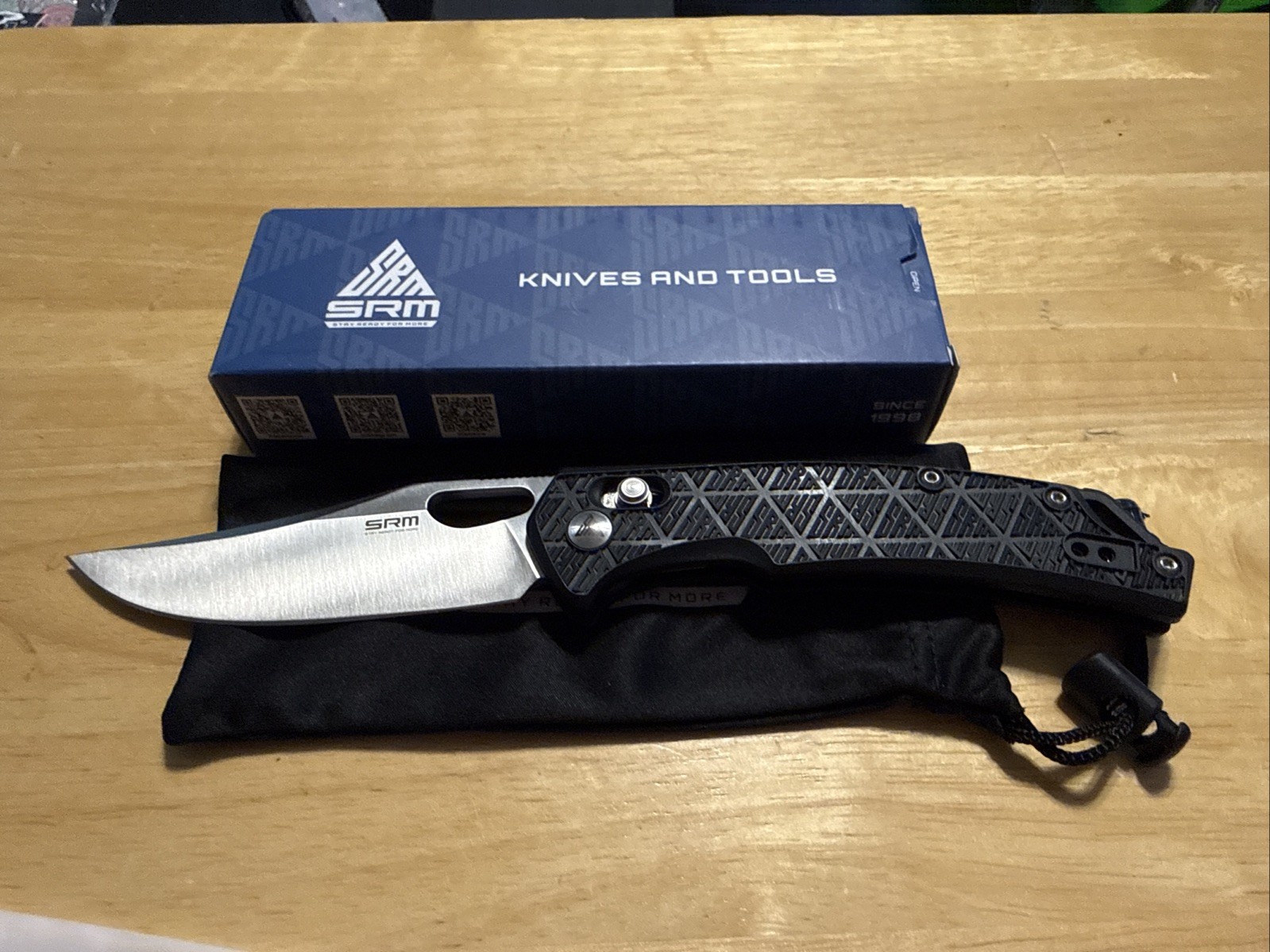 SRM Knives 9201-PB Ambi Lock Folding Knife 3.5 SRM Knives 9201-PB Ambi Lock Folding Knife 3.5