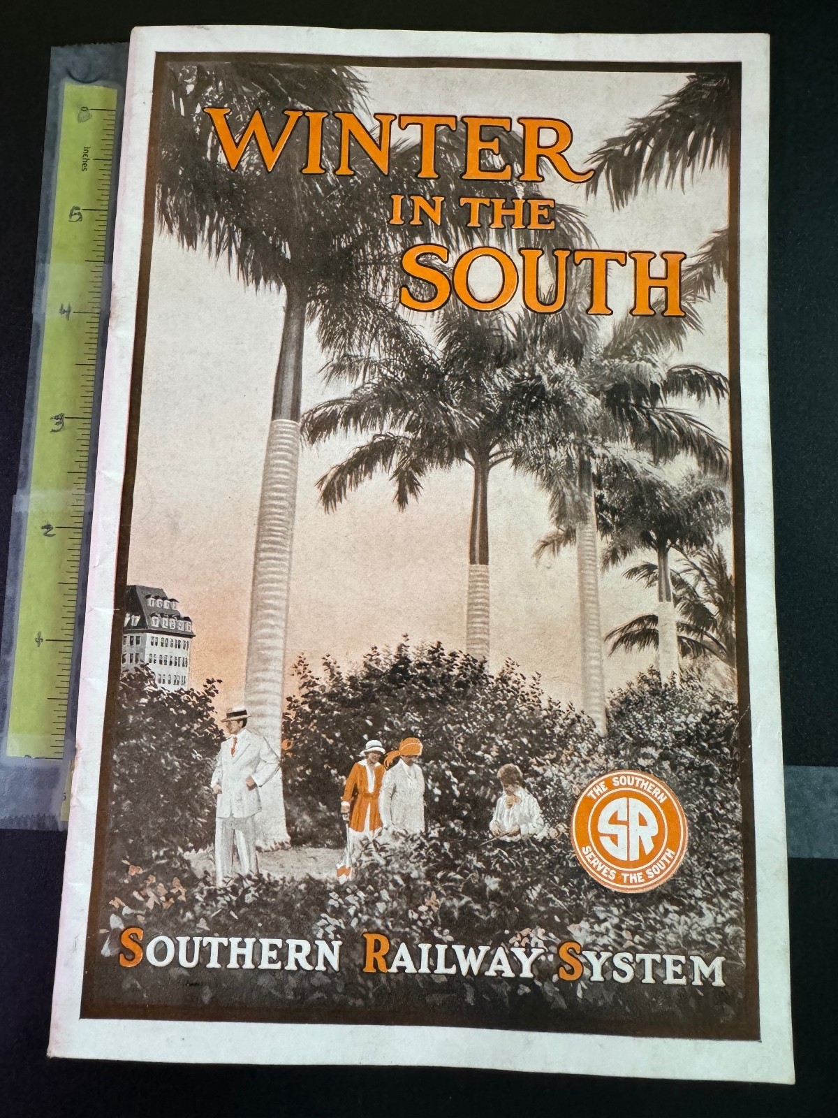 Vintage Winter in the South Southern Railway System Travel Brochure