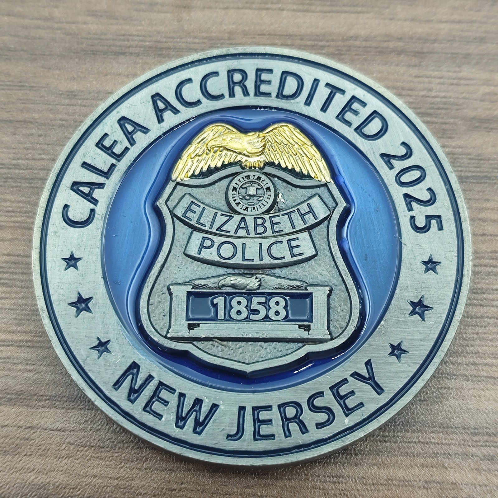 New Jersey Elizabeth Police Dept Challenge Coin