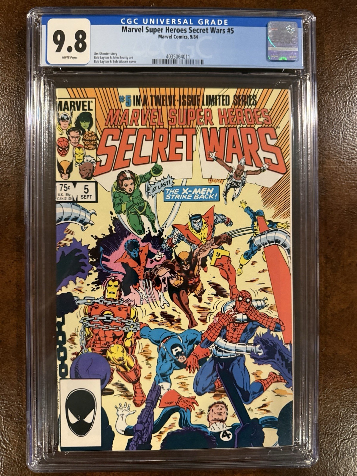 Marvel Super Heroes Secret Wars #5 CGC 9.8 (Marvel 1984)  WP