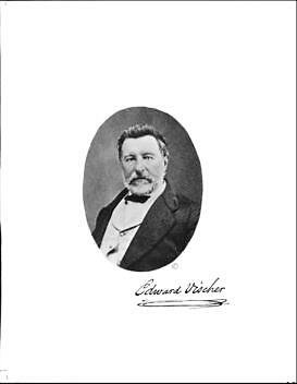 Portrait of Edward Vischer the artist 1842-1876 California Old Photo Portrait of Edward Vischer the artist 1842-1876 California Old Photo