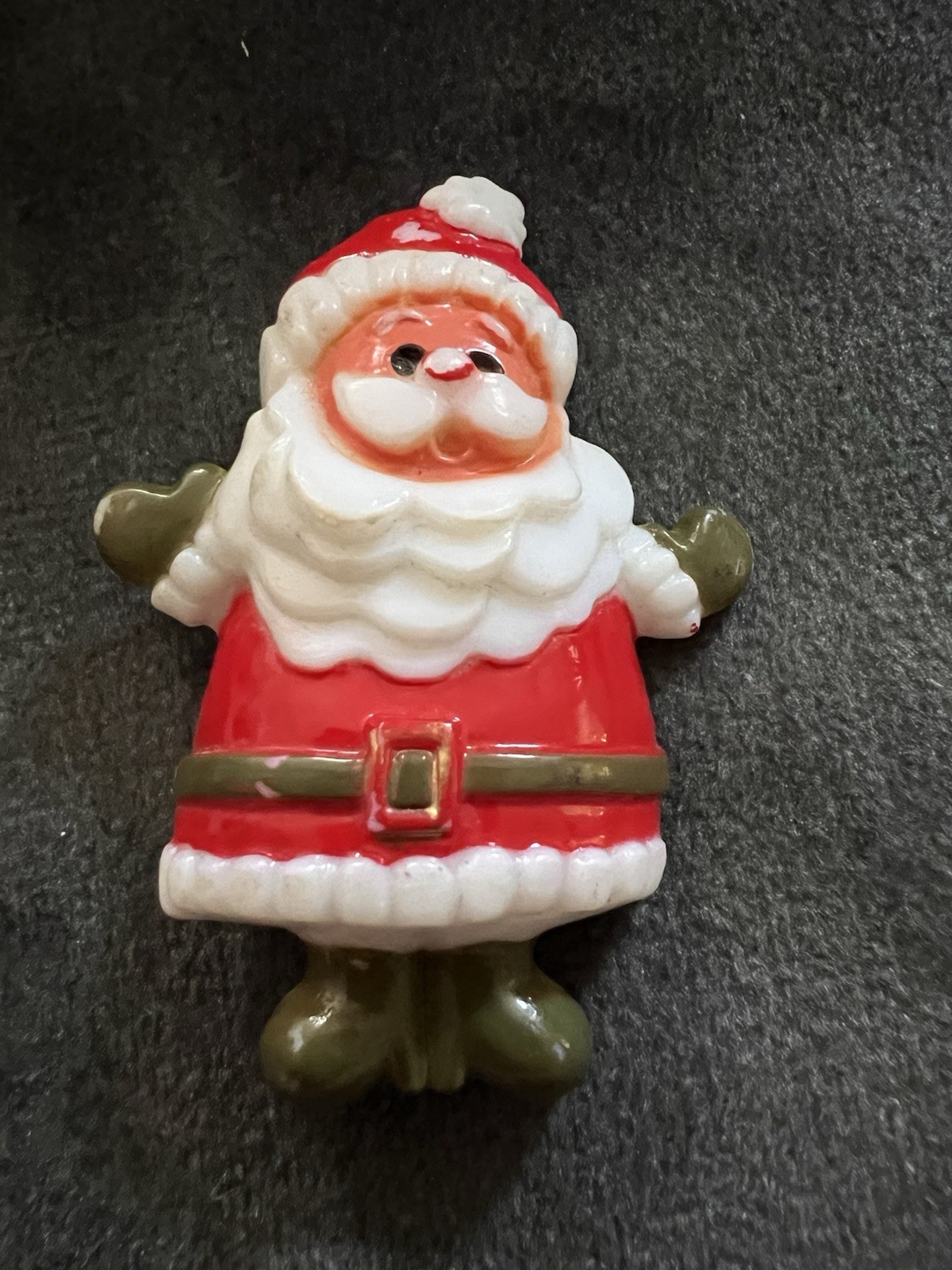 Hallmark Christmas Santa Lapel Pin Holiday Brooch Vintage Collectible