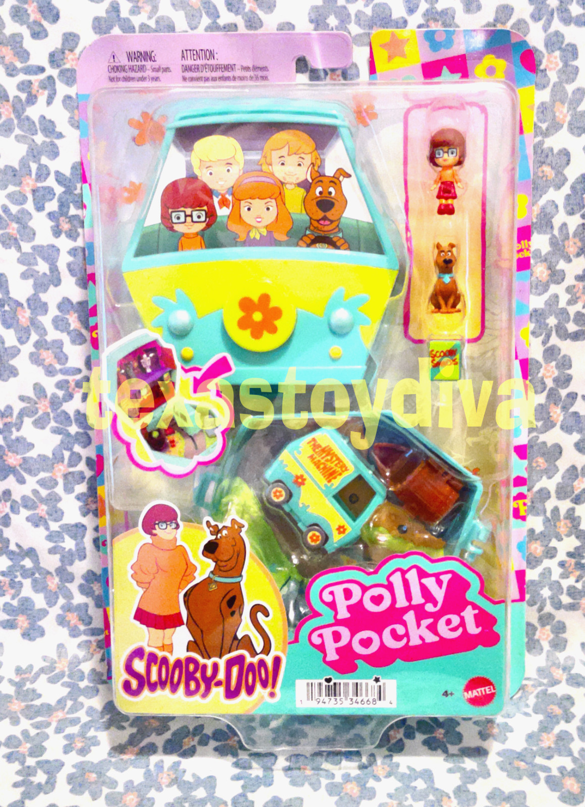 Scooby-Doo Polly Pocket Mini Doll Playset Mystery Machine Velma Scooby 2026 NEW