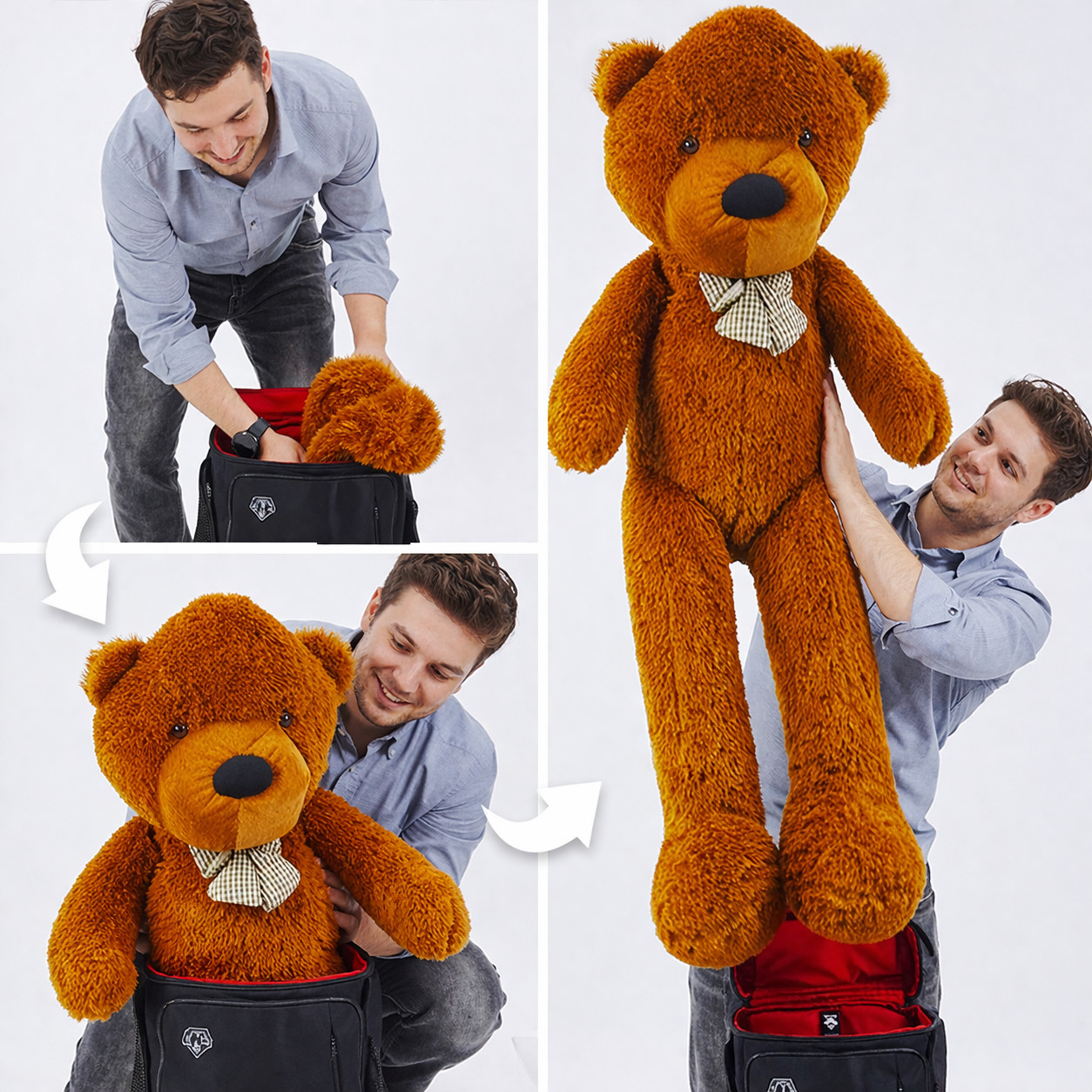 LARGE-Giant Teddy Bear Appearing Magic Trick–Stage Illusion