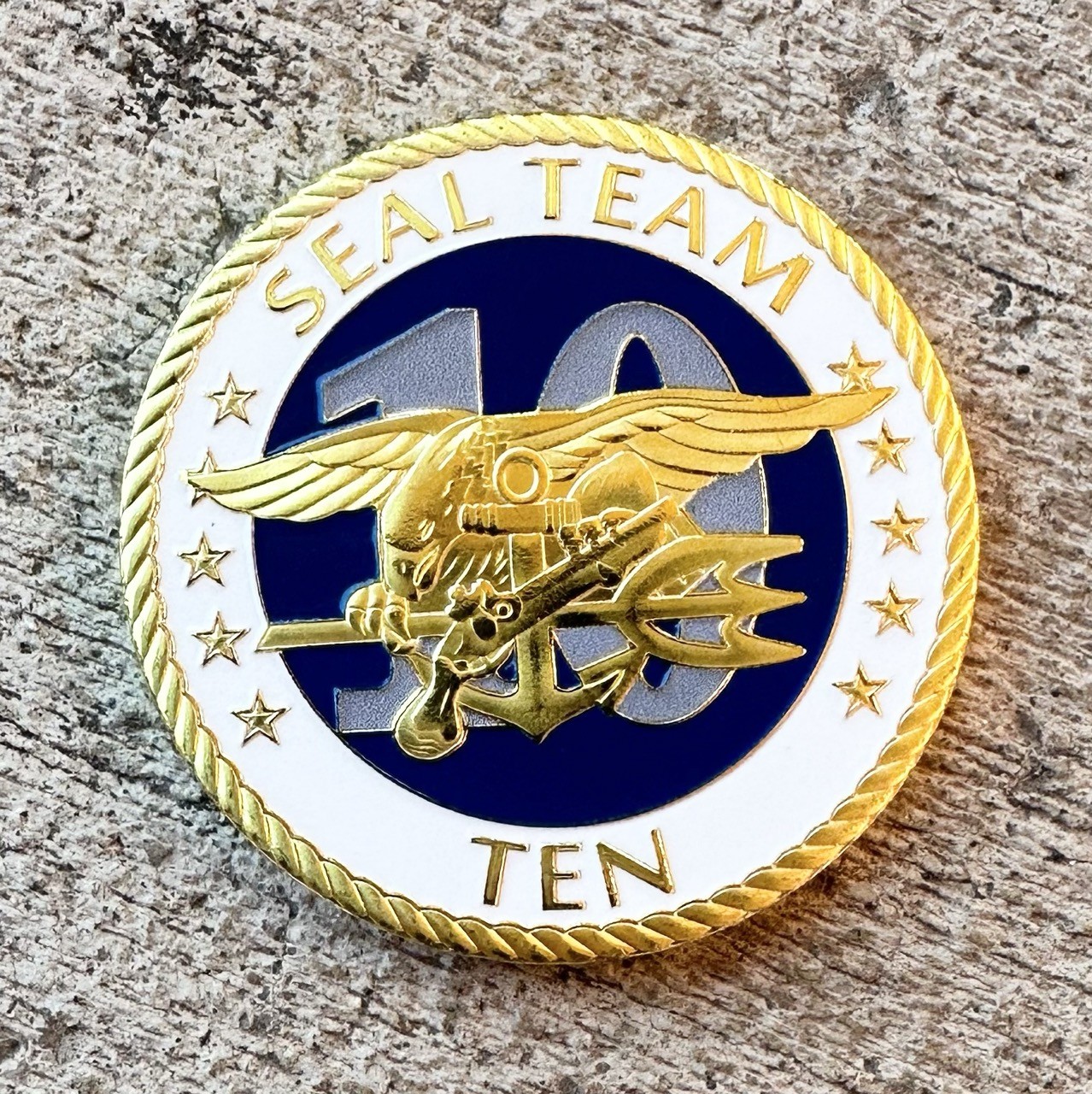 U.S. Navy Seal Team 10 Challenge Coin ·IN STOCK· ·FAST SHIPPING· ·NEW· U.S. Navy Seal Team 10 Challenge Coin ·IN STOCK· ·FAST SHIPPING· ·NEW·