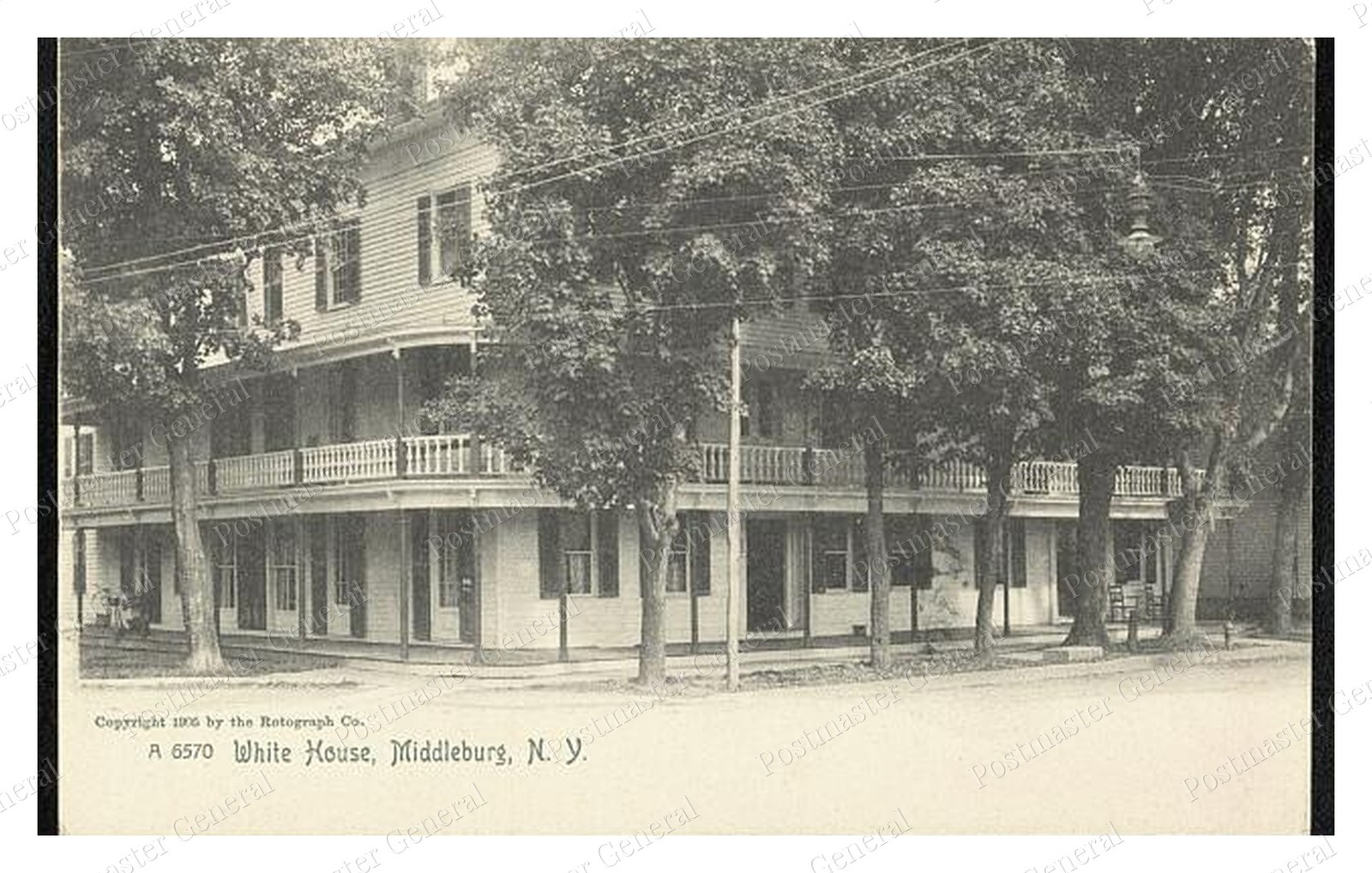 Middleburgh New York White House Standard Postcard COPY RPPC Middleburgh New York White House Standard Postcard COPY RPPC