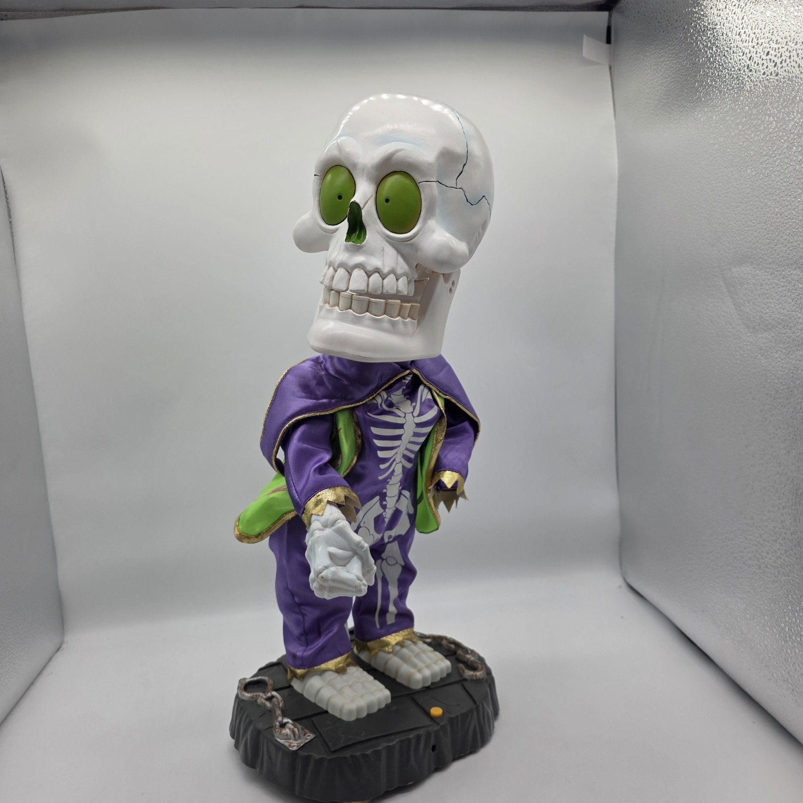 Gemmy Animated Freaky Geeks Dancing Singing Skeleton Halloween READ DESCRIPTION 
