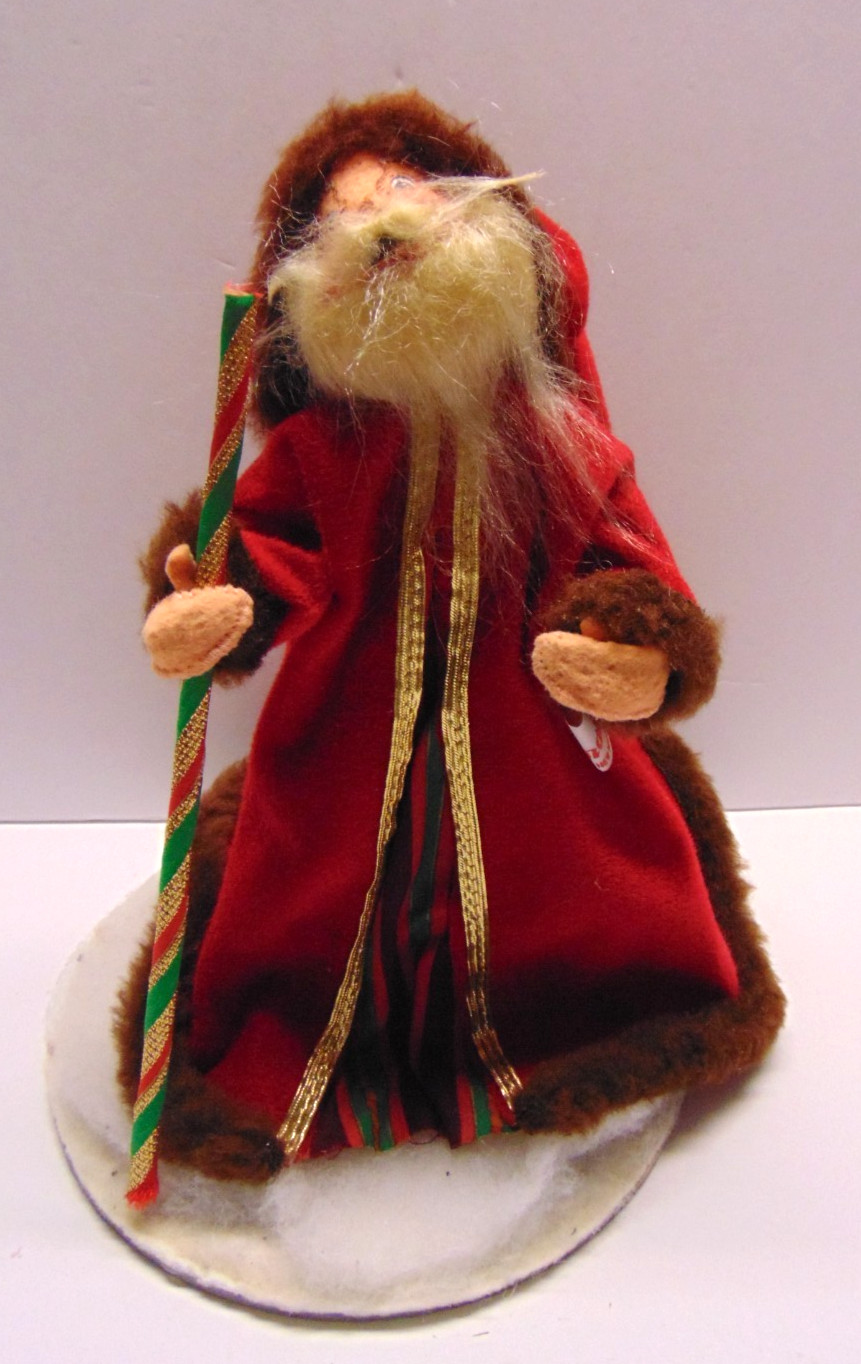1996 Christmas Annalee Doll Wandering St. Nick Santa Clause