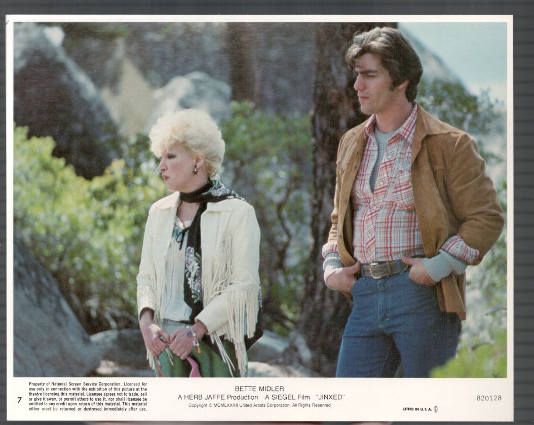 Jinxed 8x10 Color Mini Lobby Card #7 Bette Midler Ken Wahl Dark Comedy